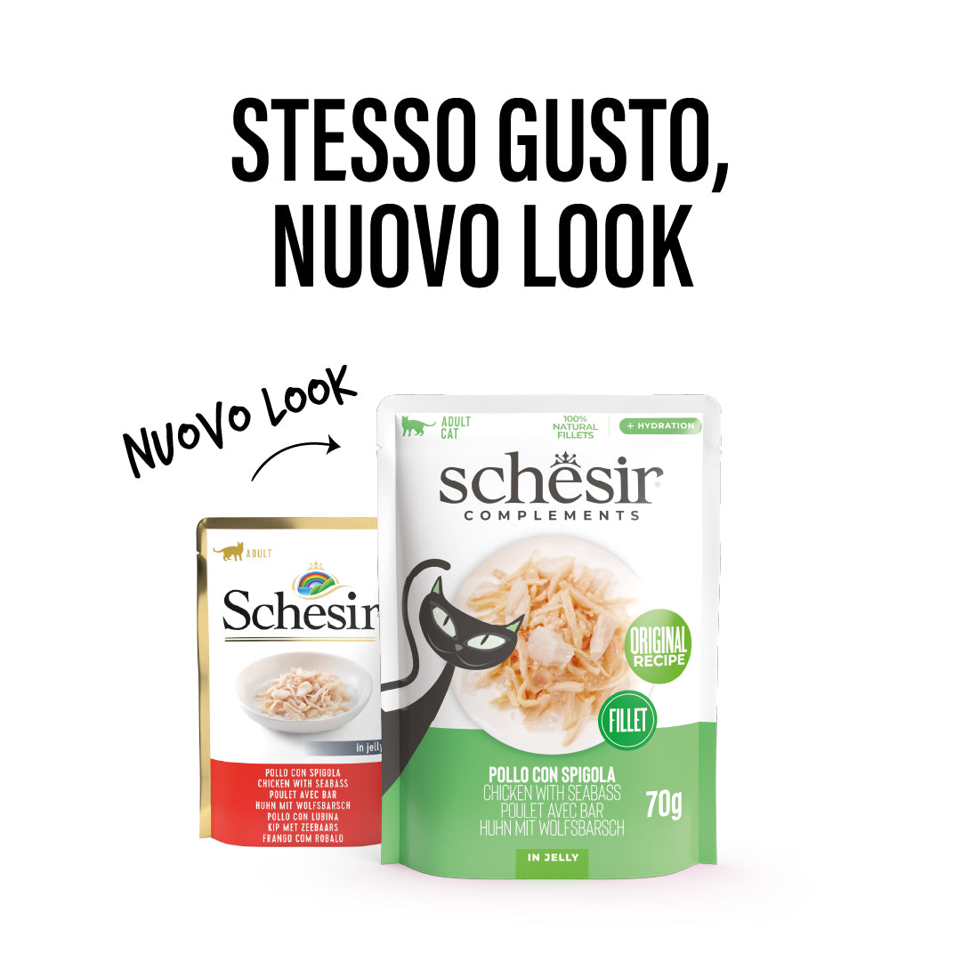 Filetti di pollo con spigola in gelatina