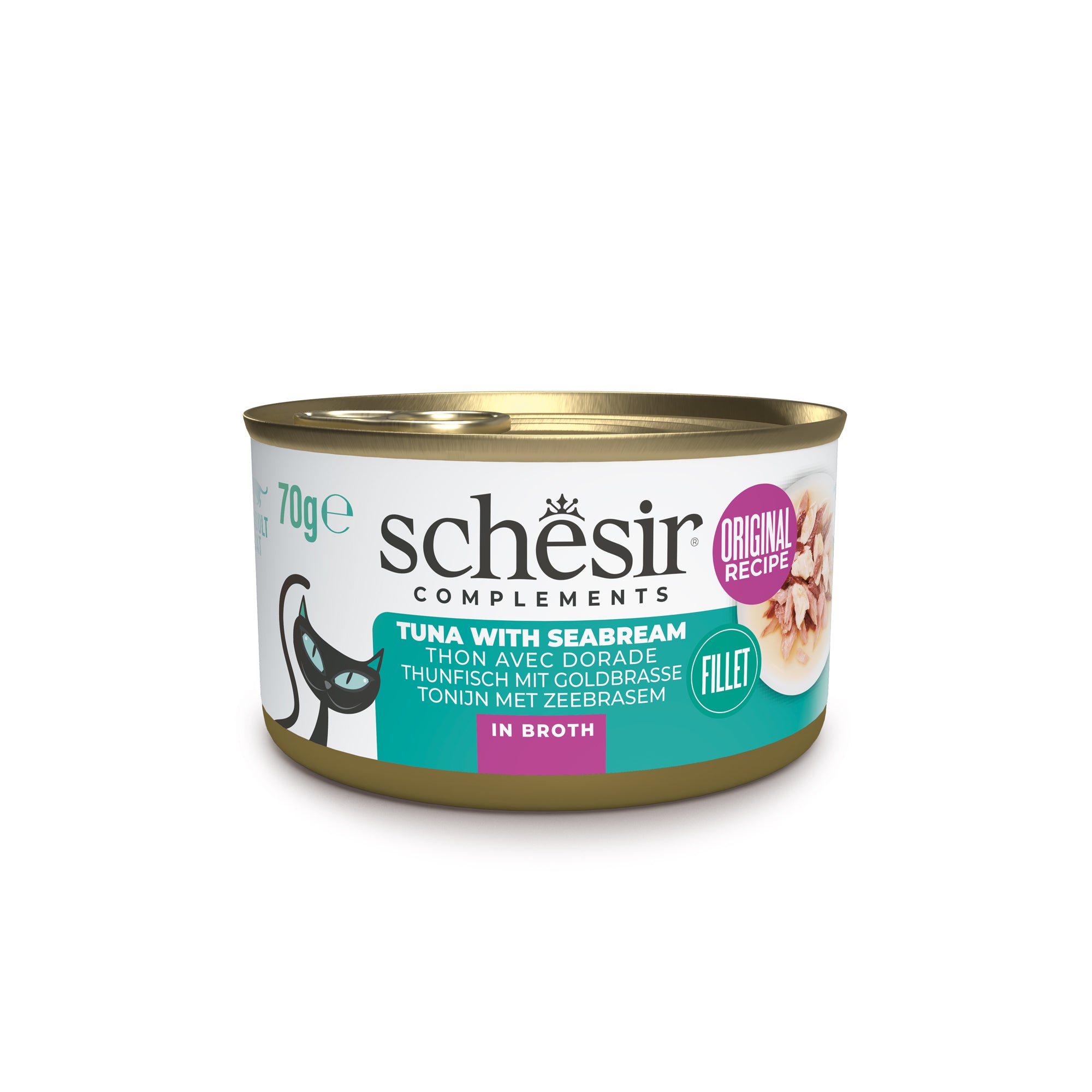 Thunfisch mit Goldbrasse in Brühe