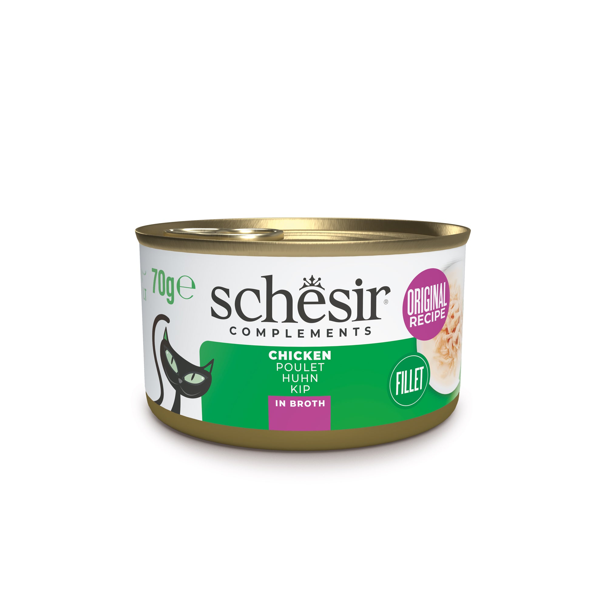 Huhn in Brühe
