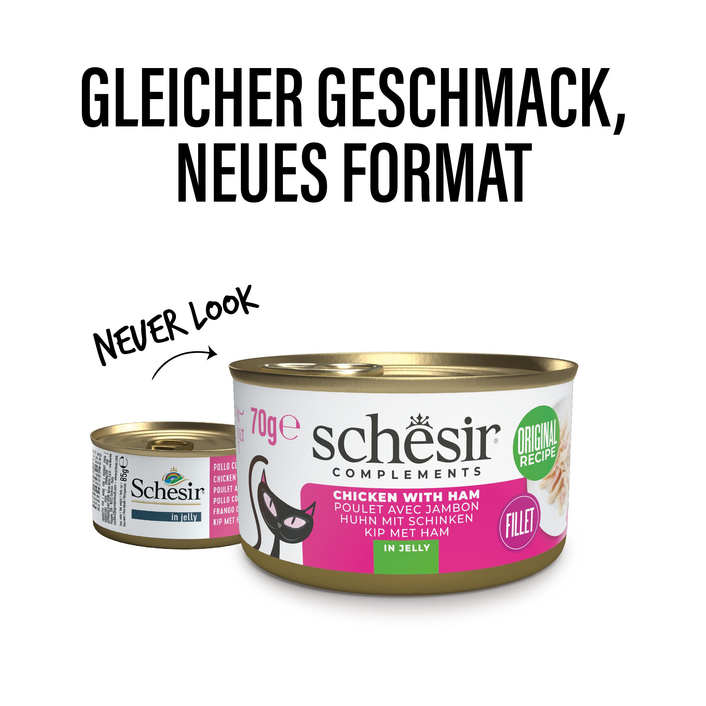 Hühnerfilets mit Schinken in Gelee