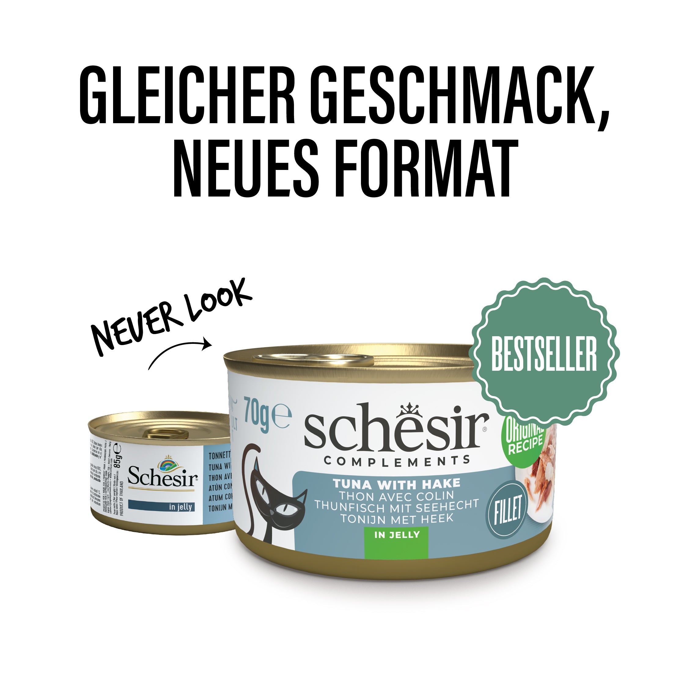 Thunfisch mit Seehecht in Gelee