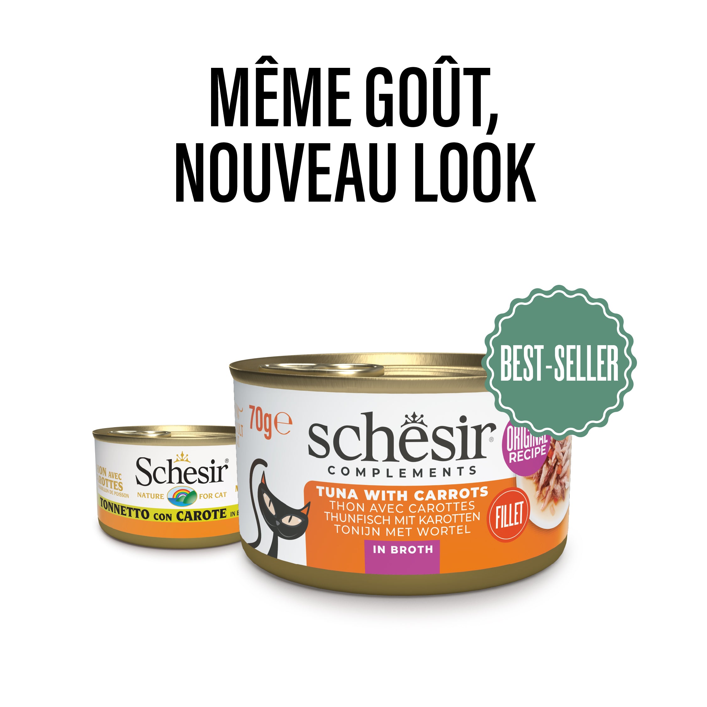 Thon avec carottes au bouillon