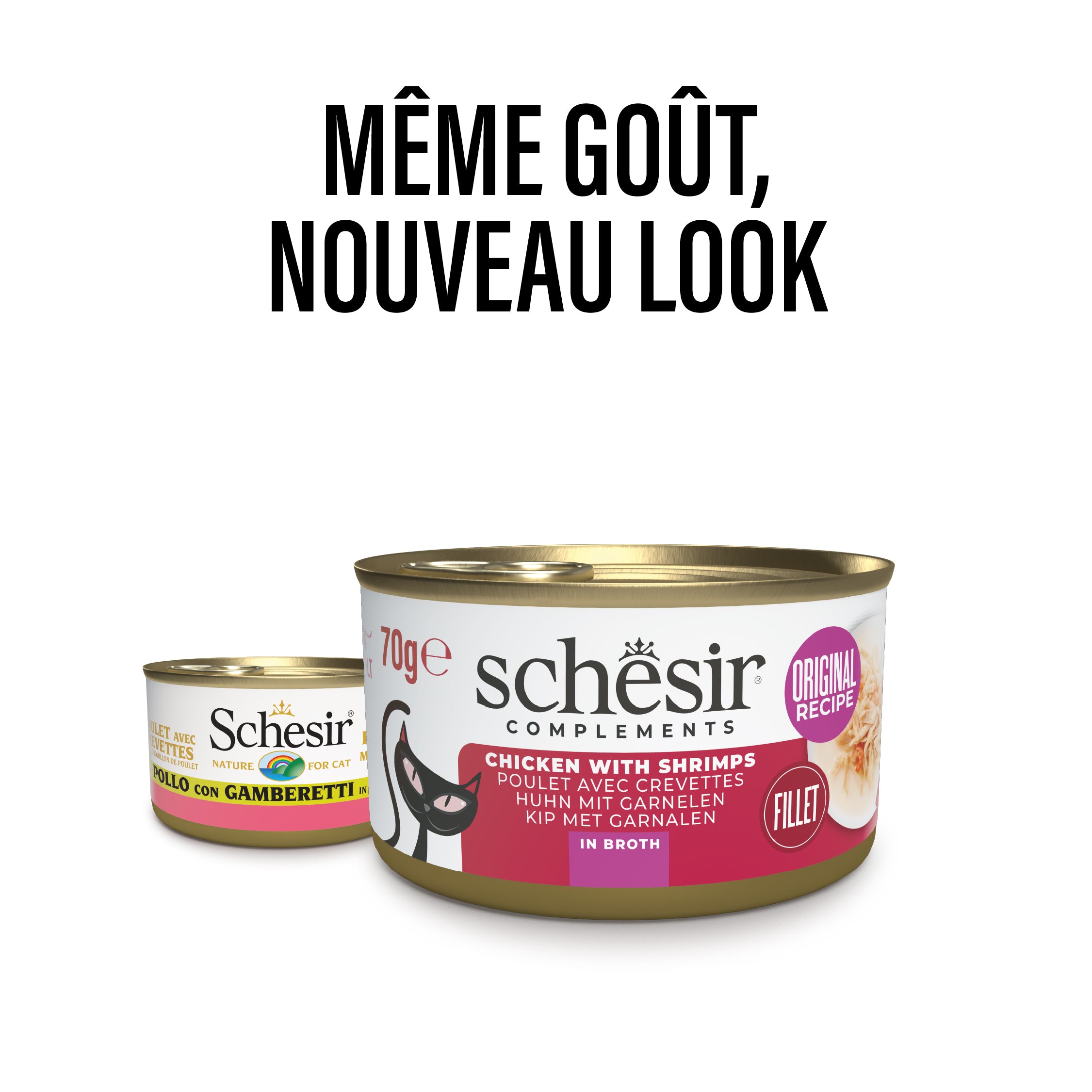 Poulet avec crevettes au bouillon
