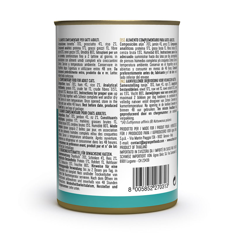 Tuna With Ham in cooking water 140g in can
