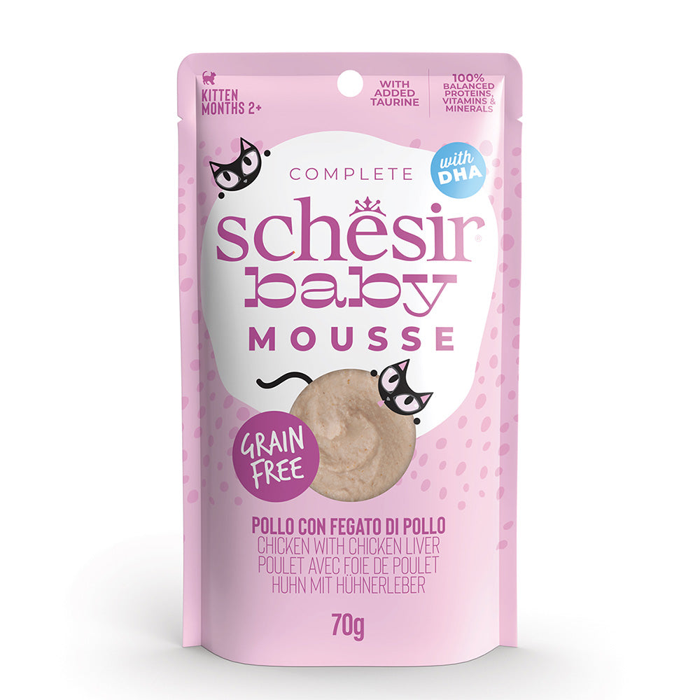 Chicken With Chicken Liver in mousse 70g in pouch