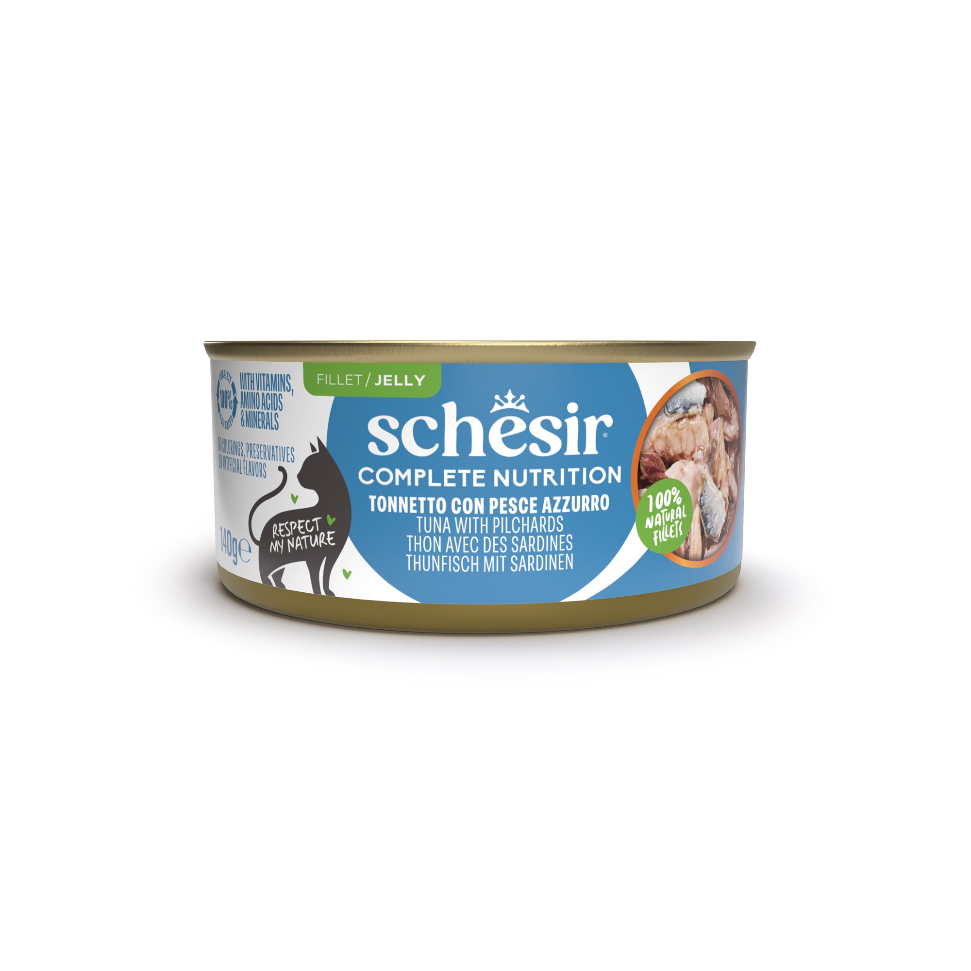 Thunfisch mit Sardinen in Gelee 