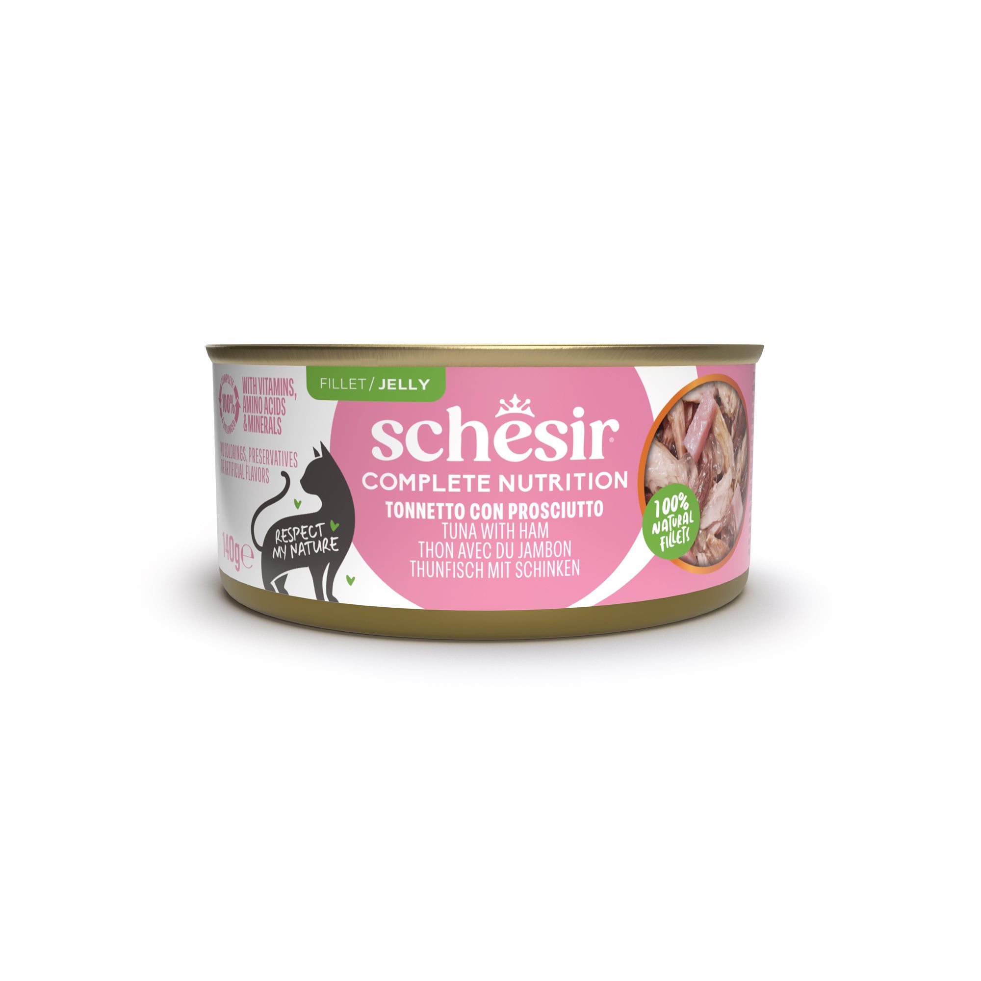 Thunfisch mit Schinken in Kochwasser 