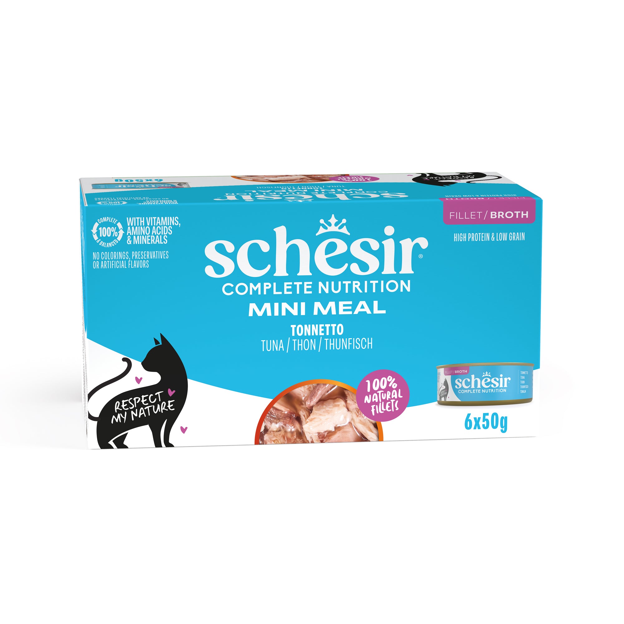 Thunfisch in Kochwasser 6x50 g 