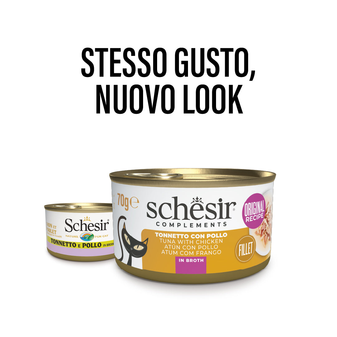 Tonnetto e pollo in brodo