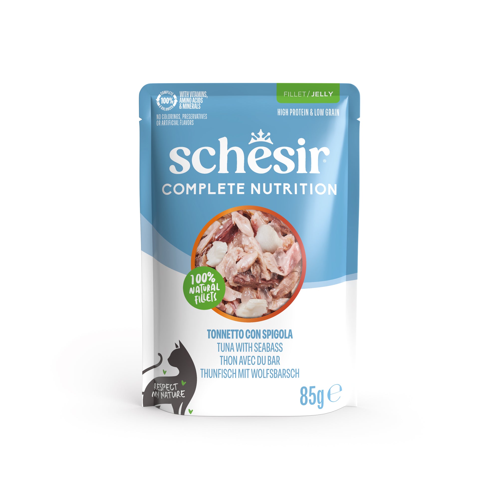 Thunfisch mit Wolfsbarsch in Gelee 