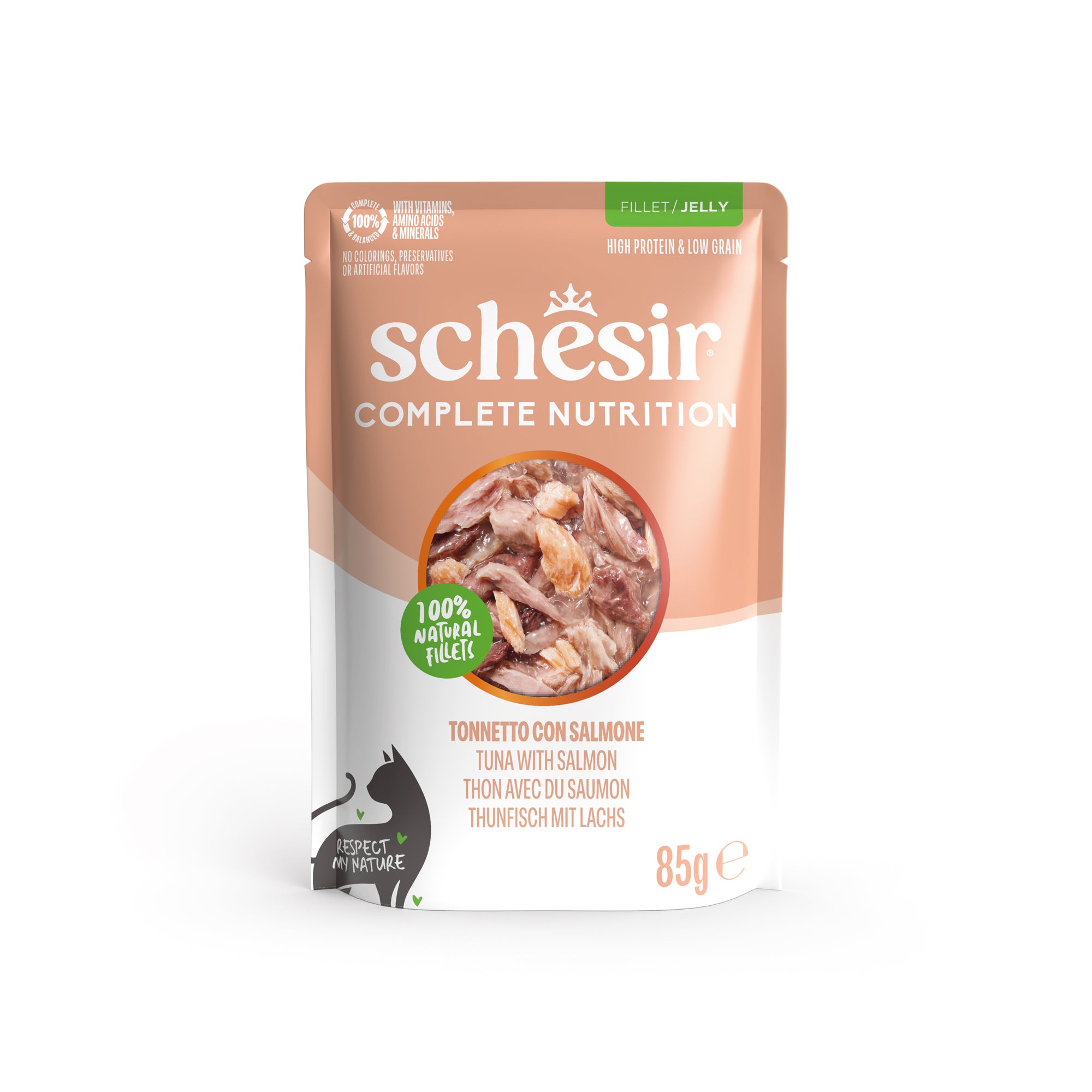 Thunfisch mit Lachs in Gelee 