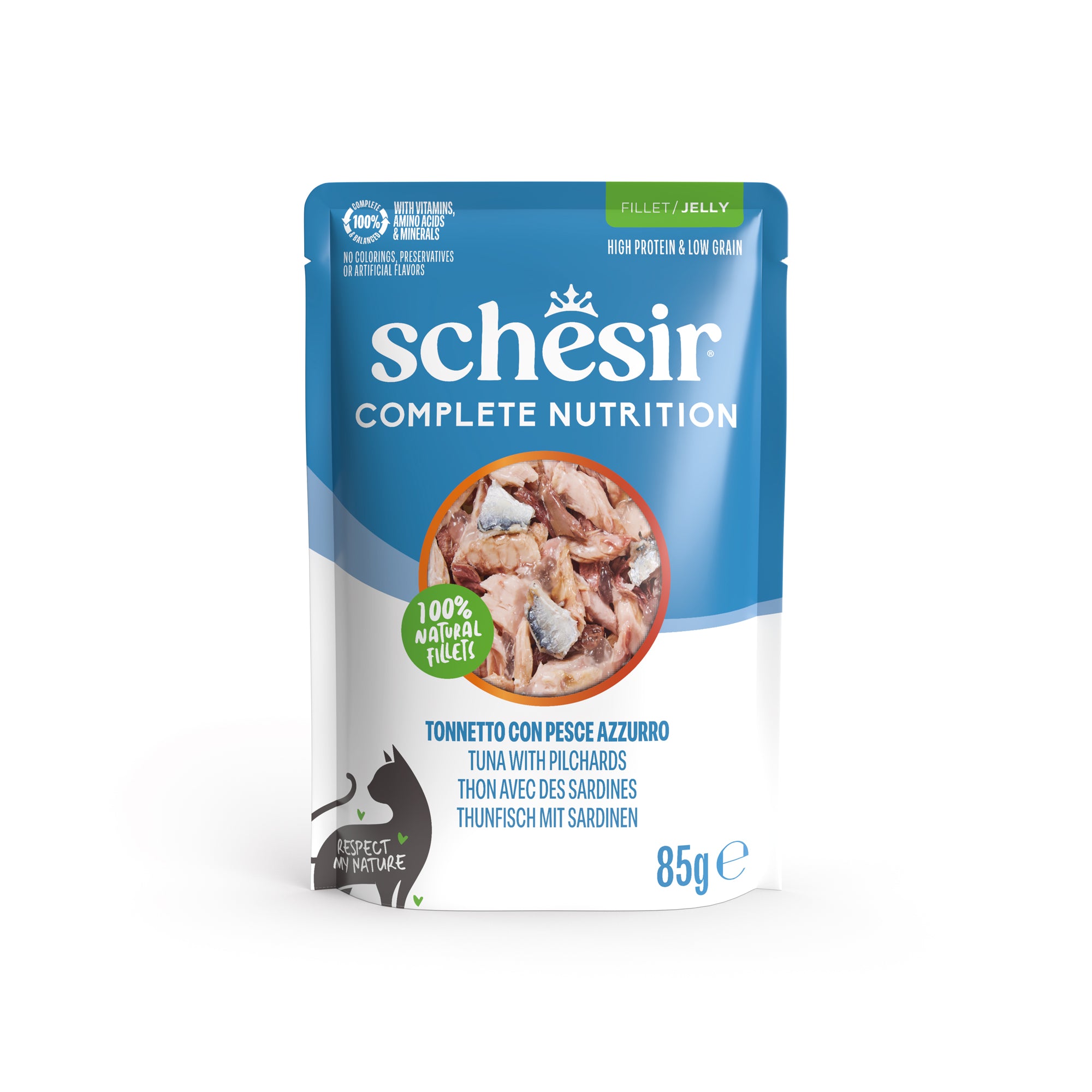 Thunfisch mit Sardinen in Gelee 