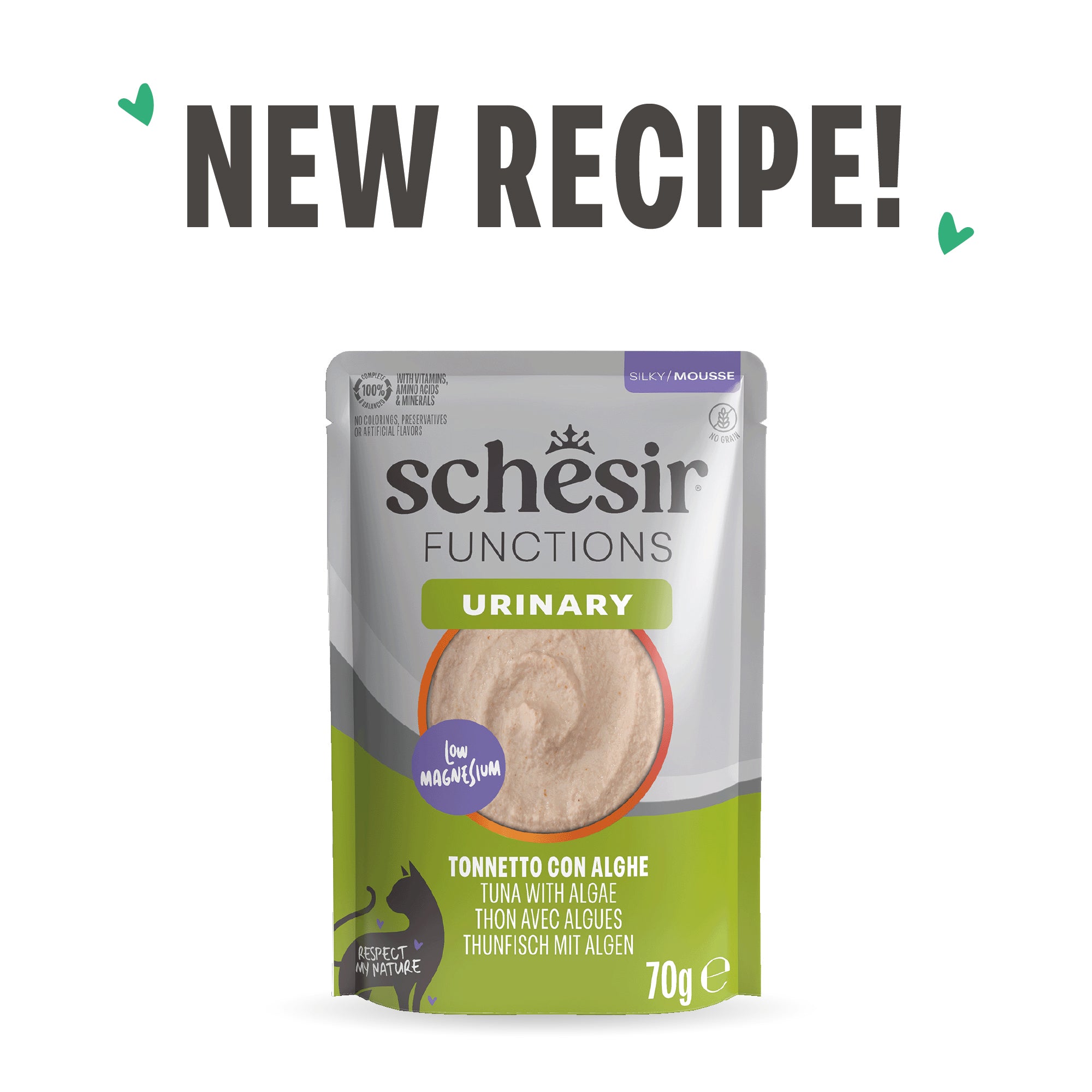 Urinary Tuna Seaweed pouch 70g mousse