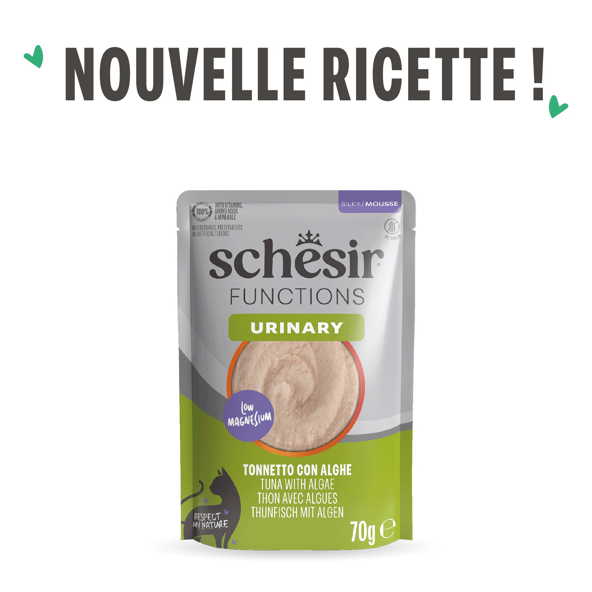 Urinary Thon Algues, sachet 70 g mousse