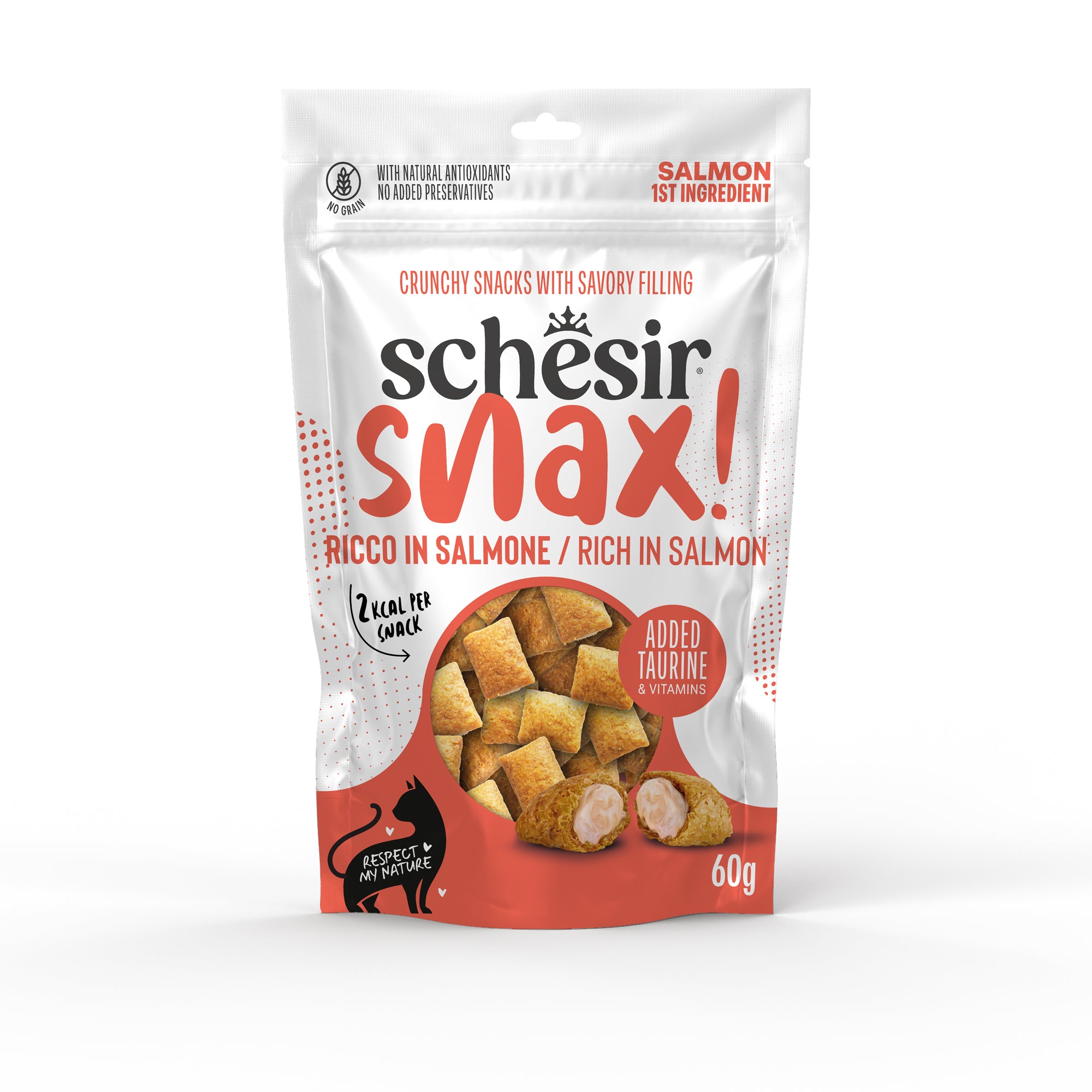 SNAX! RICHE EN SAUMON EN SACHET