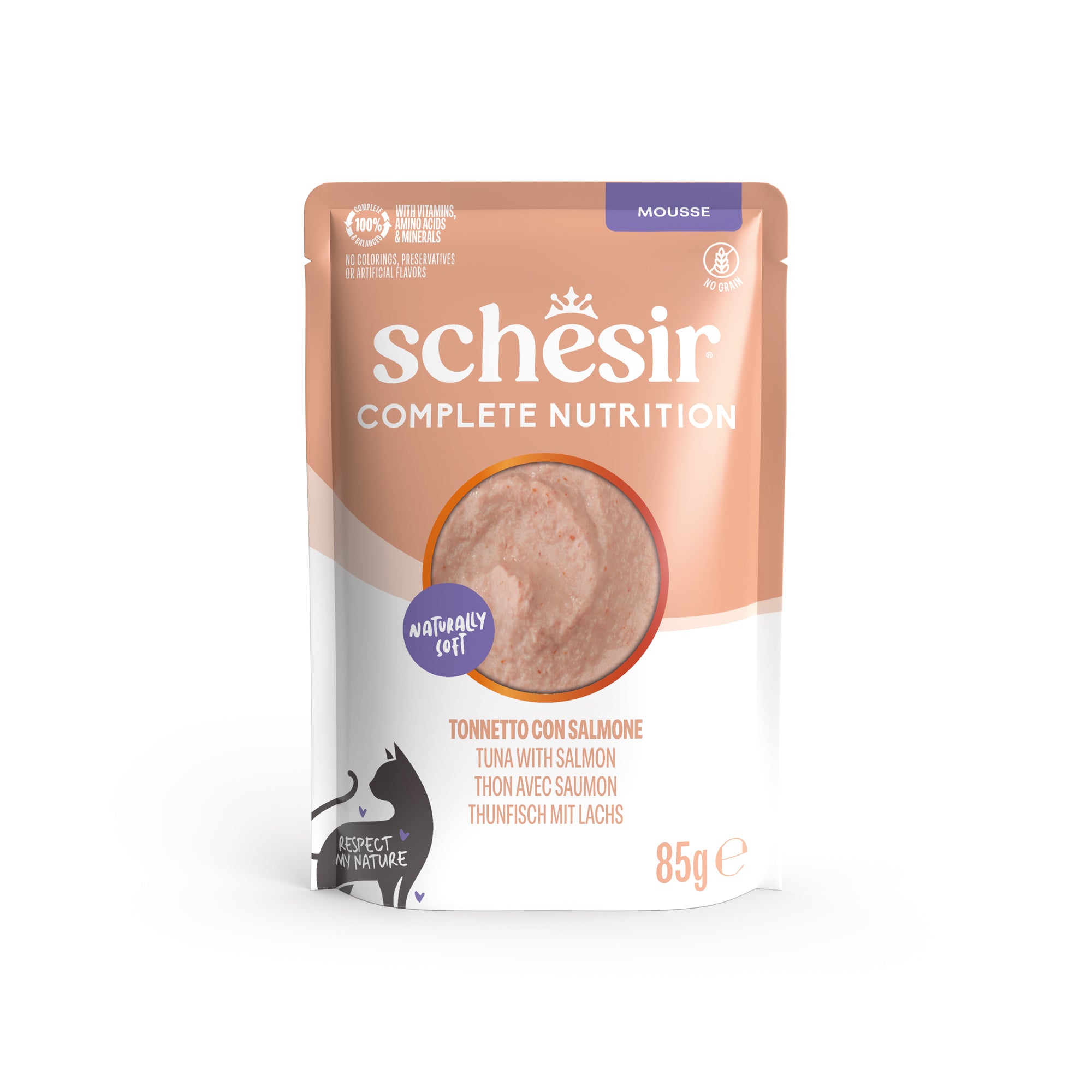 Thunfisch mit Lachs in Mousse 85g