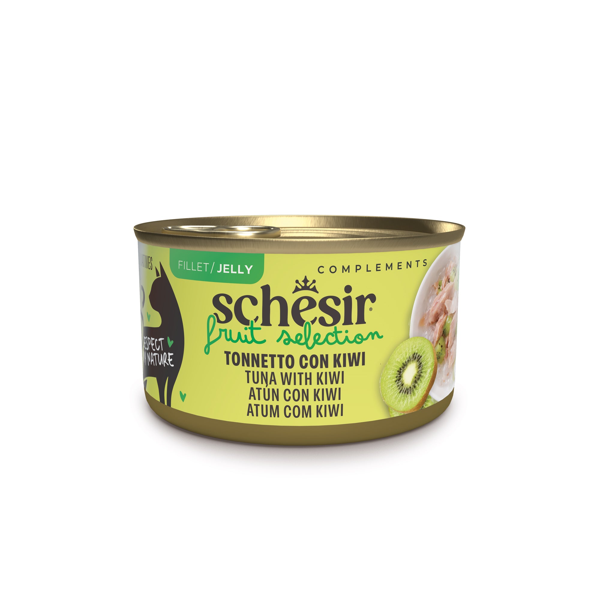 Tonnetto con kiwi in gelatina 75g in lattina