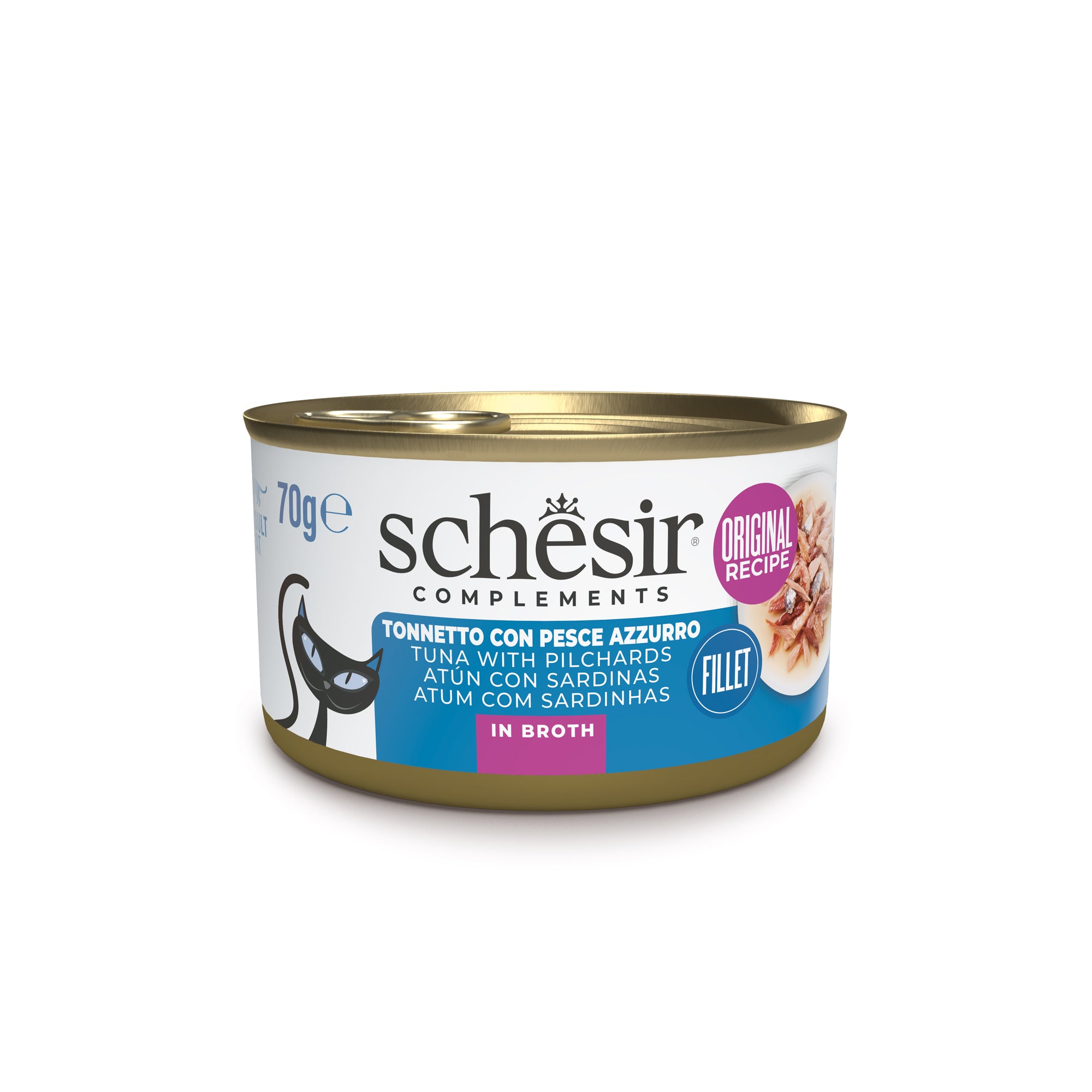 Tonnetto con pesce azzurro in brodo