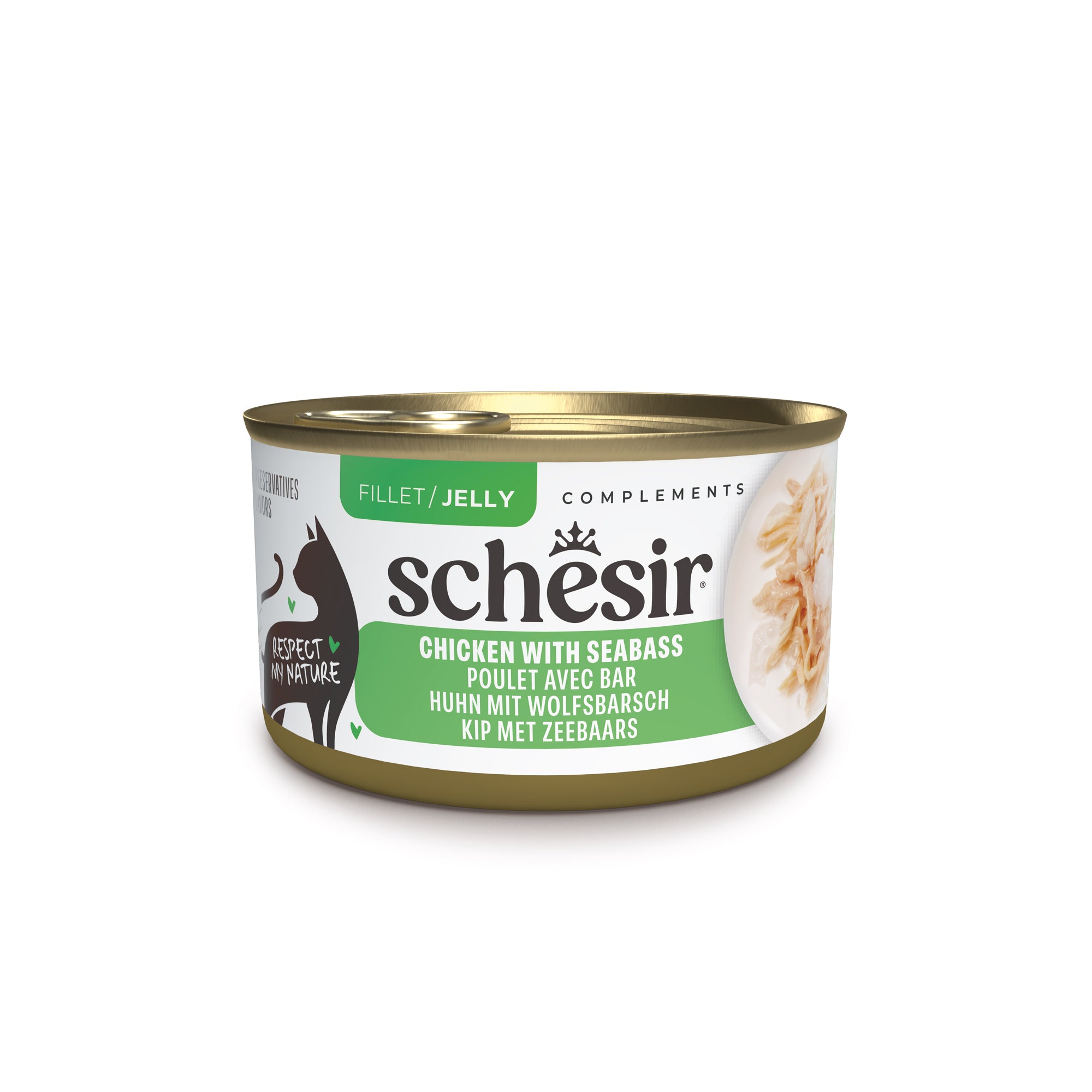 Filets de poulet avec bar en gelée 