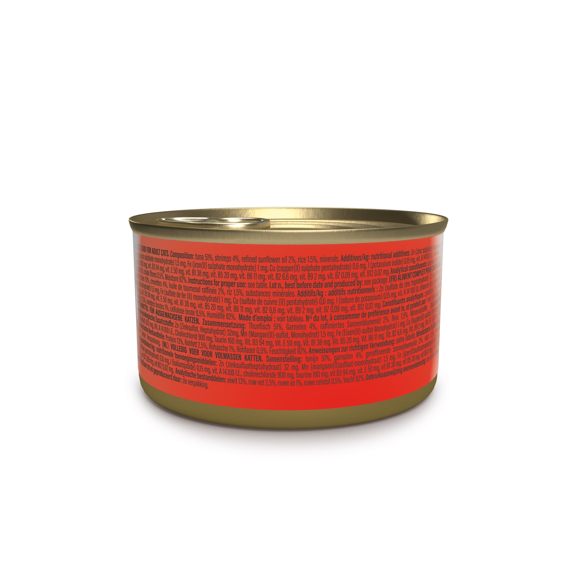 Thunfisch mit Garnelen in Gelee 
