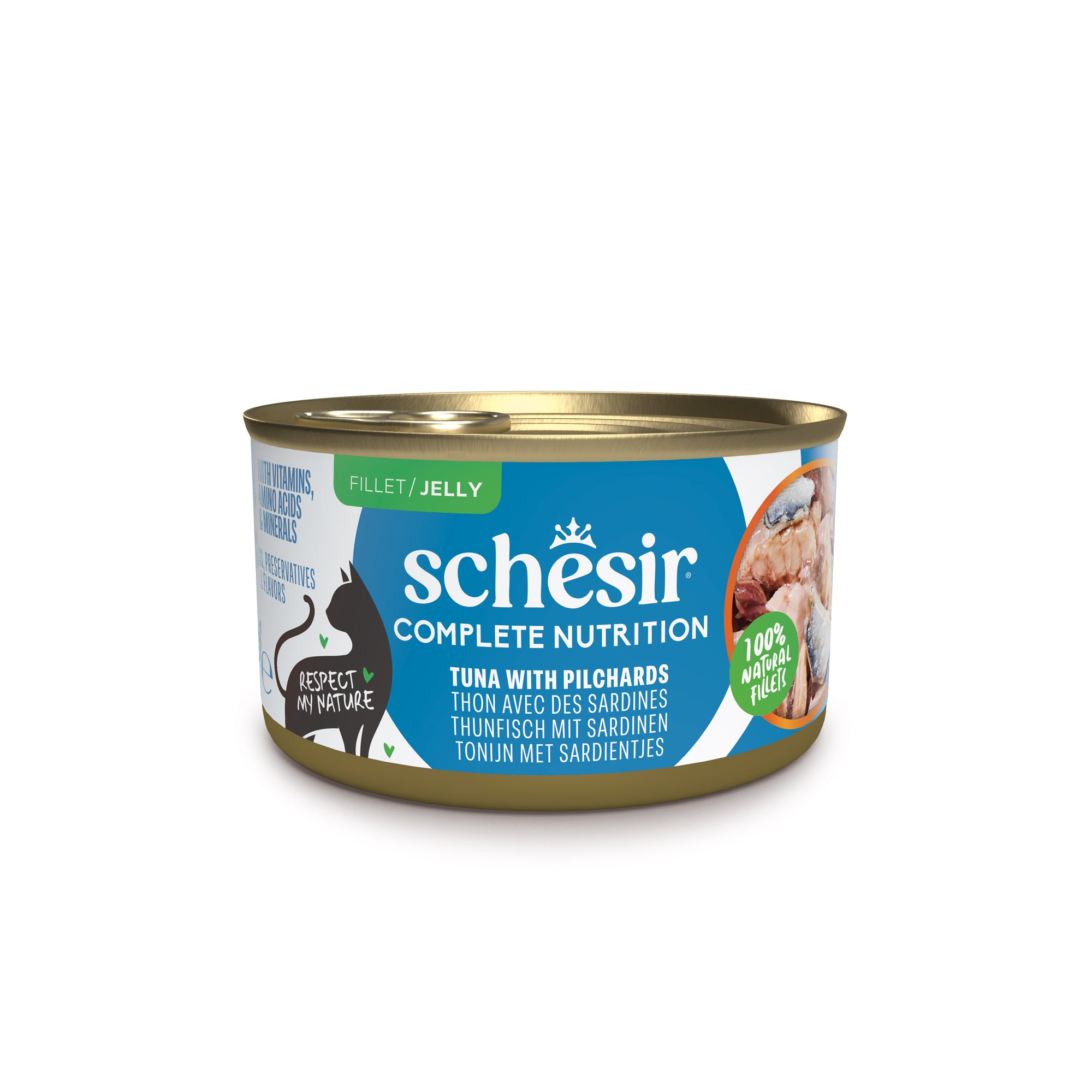 Thunfisch mit Sardinen in Gelee 