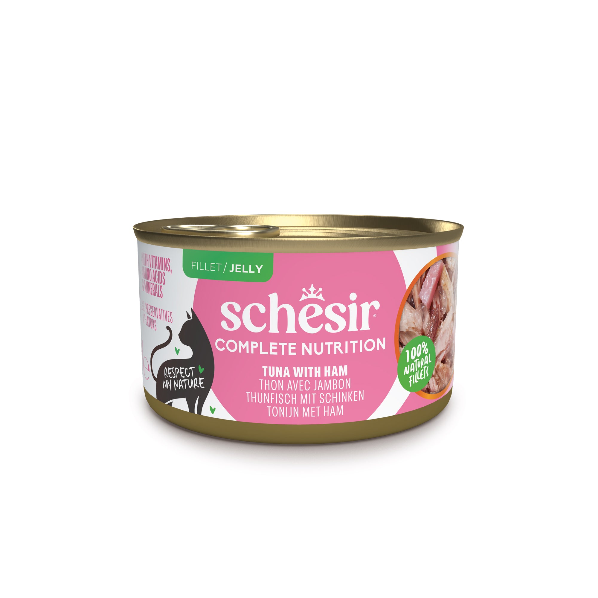Thunfisch mit Schinken in Gelee 
