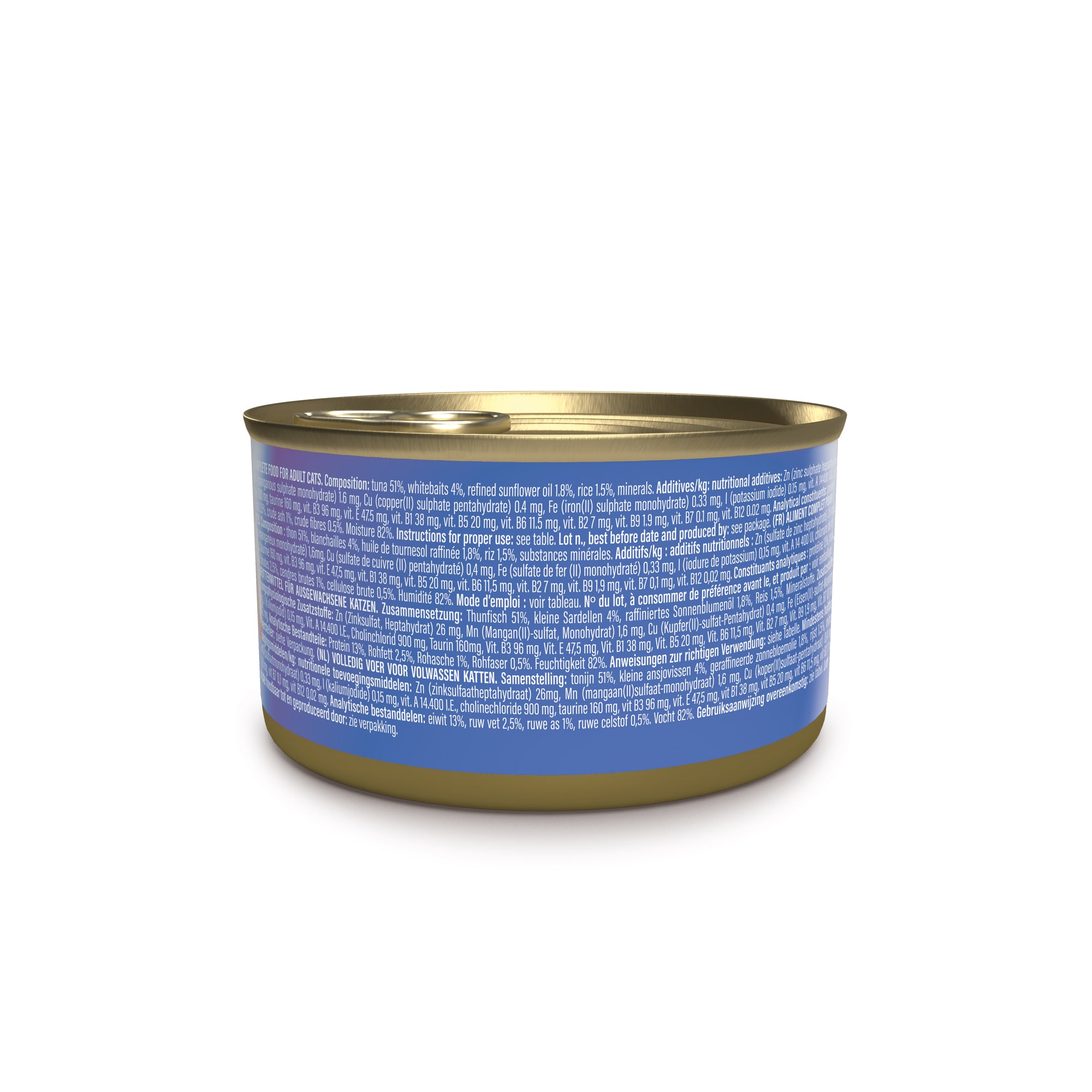 Thunfisch mit kleinen Sardellen in Kochwasser 