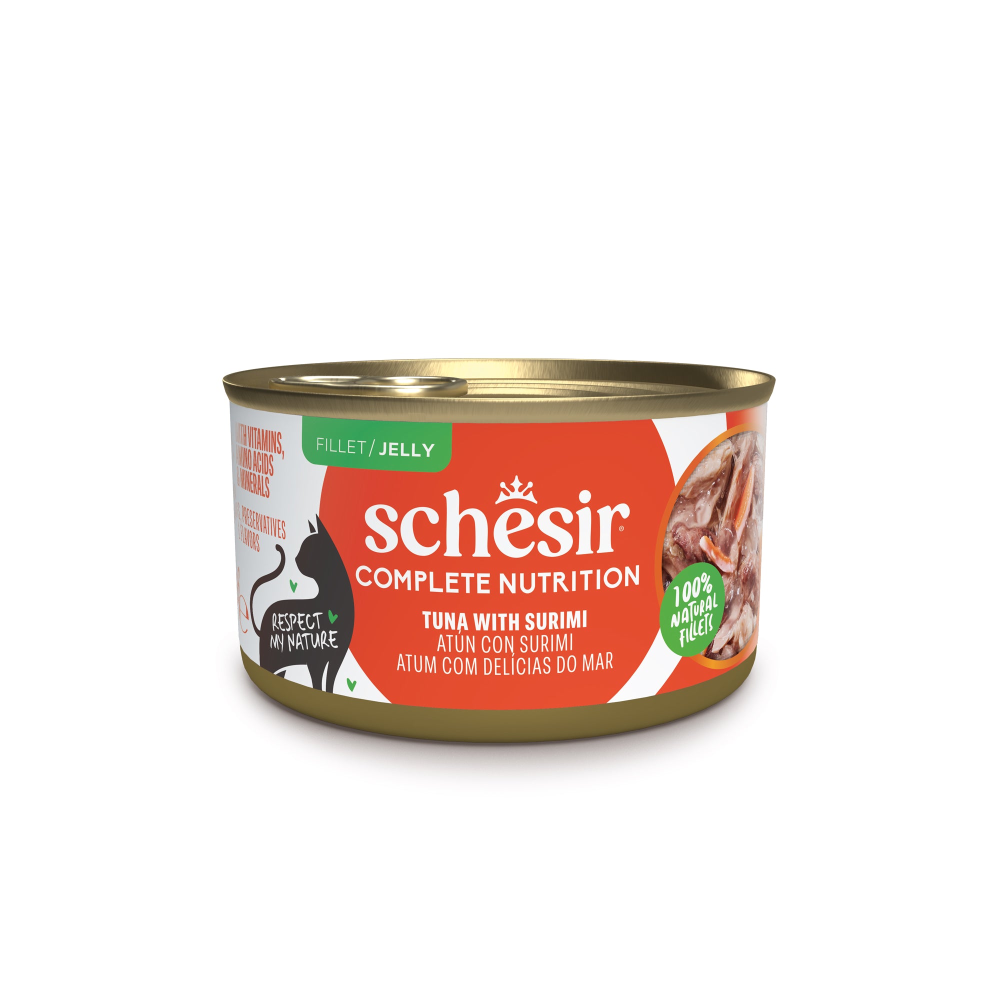 Atún con surimi en gelatina 