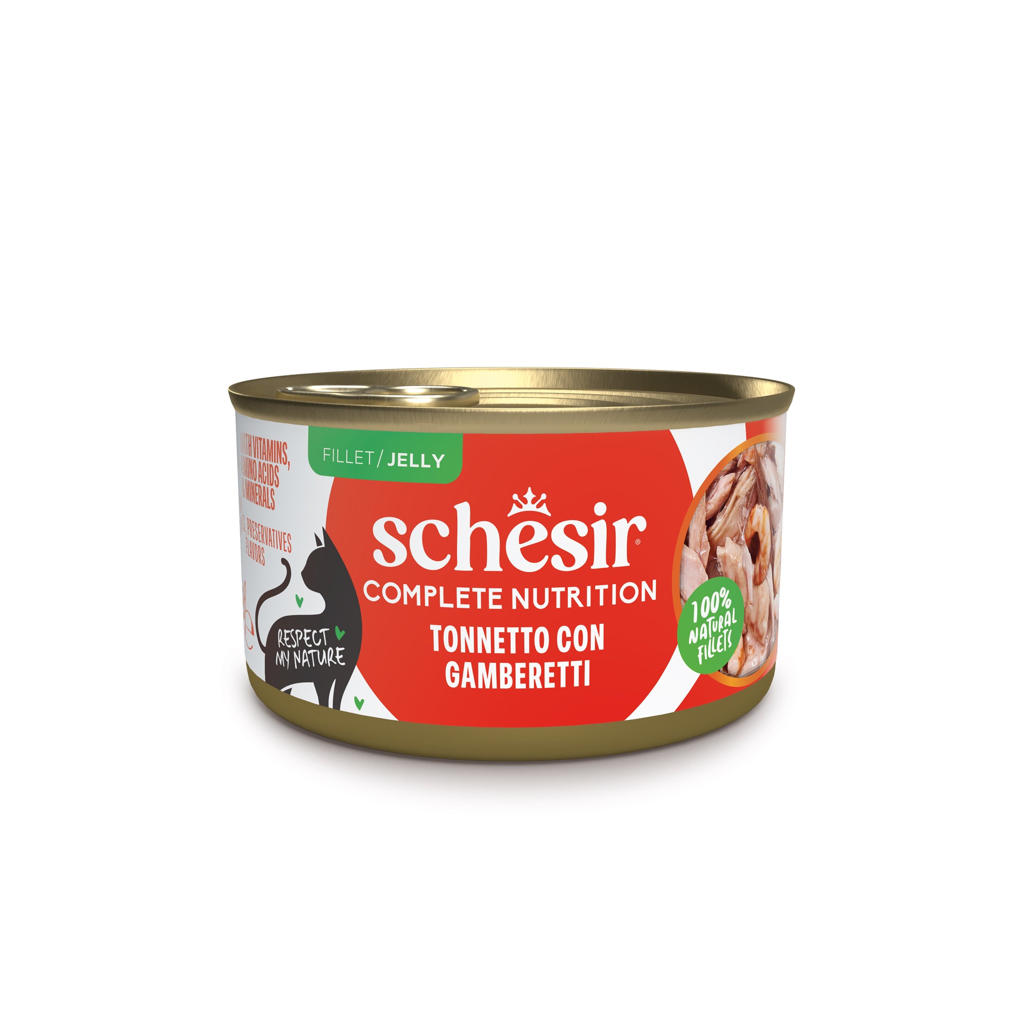 Tonnetto con gamberetti in gelatina