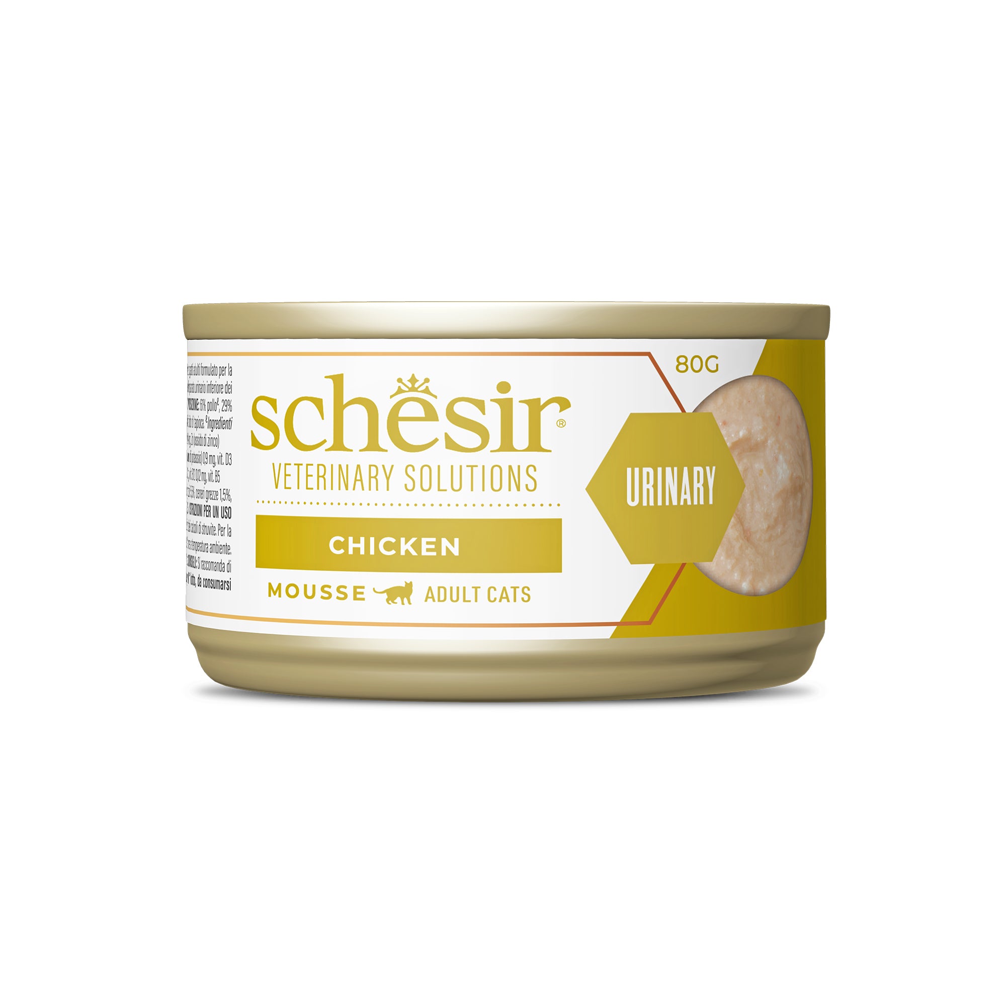 Schesir Veterinary Solution Urinary Mousse Chicken 8x80g
