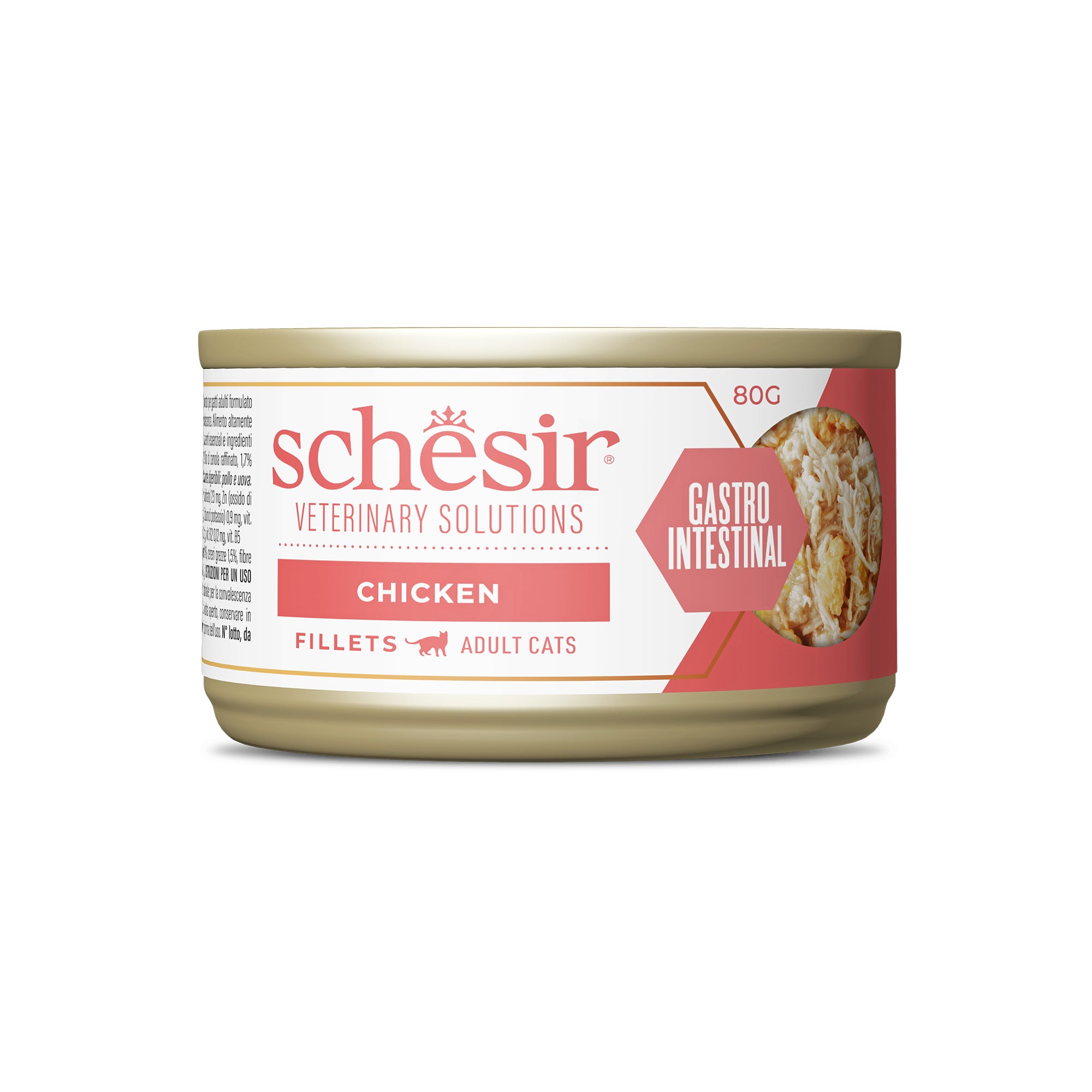 Schesir Veterinary Solution Gastro Intestinal Fillets Chicken 8x80g