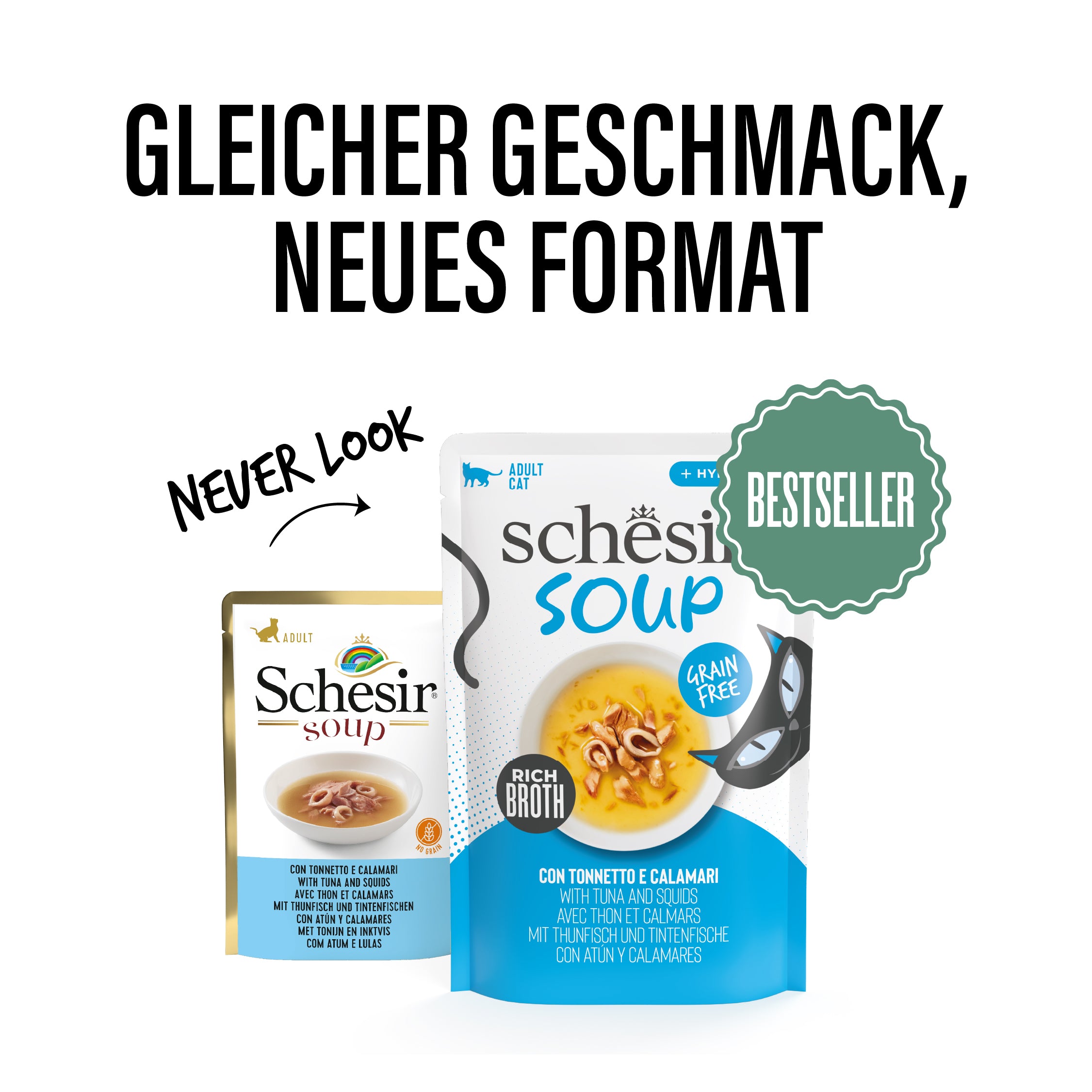 Thunfisch mit Kalmar in Suppe 