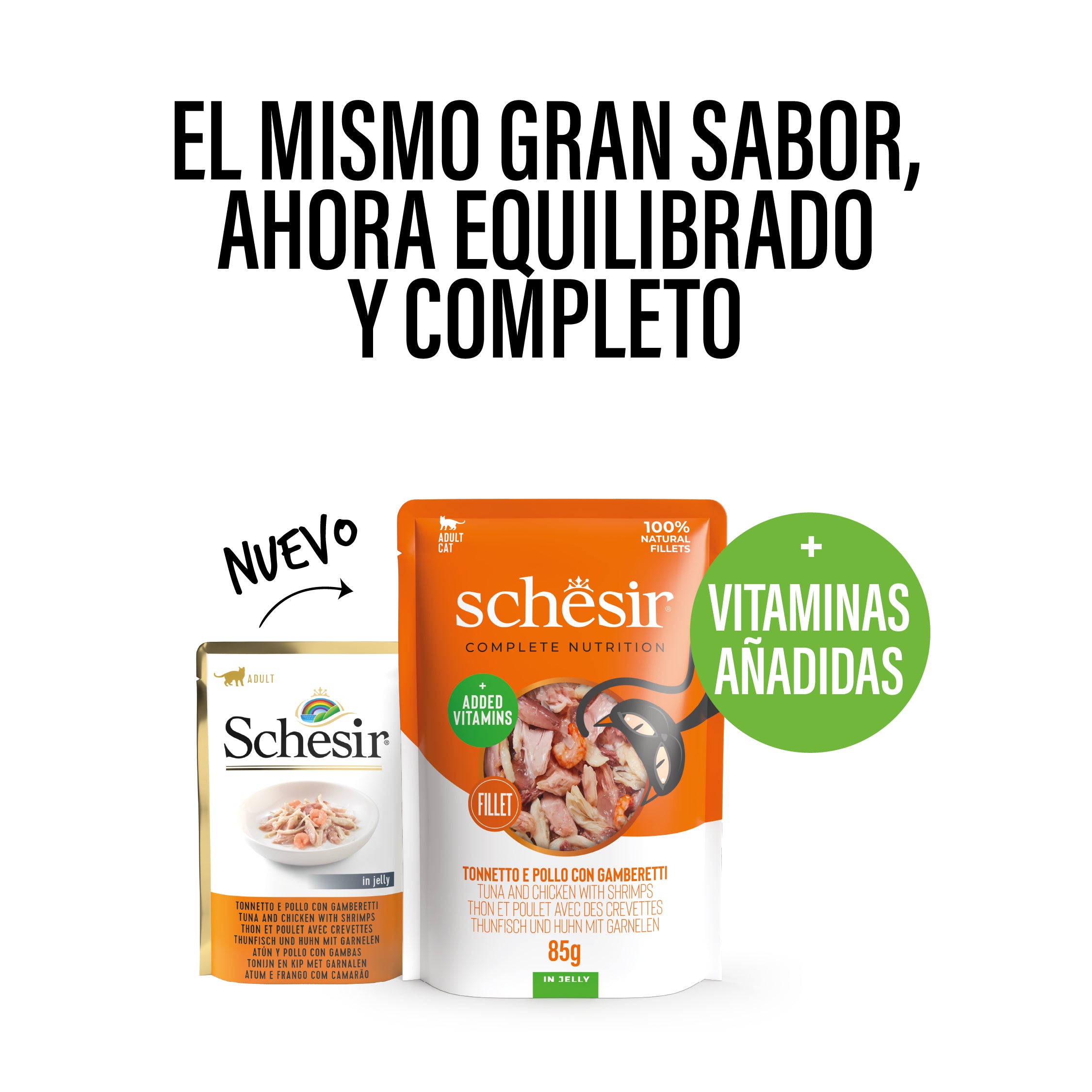 Atún y pollo con gambas en gelatina 