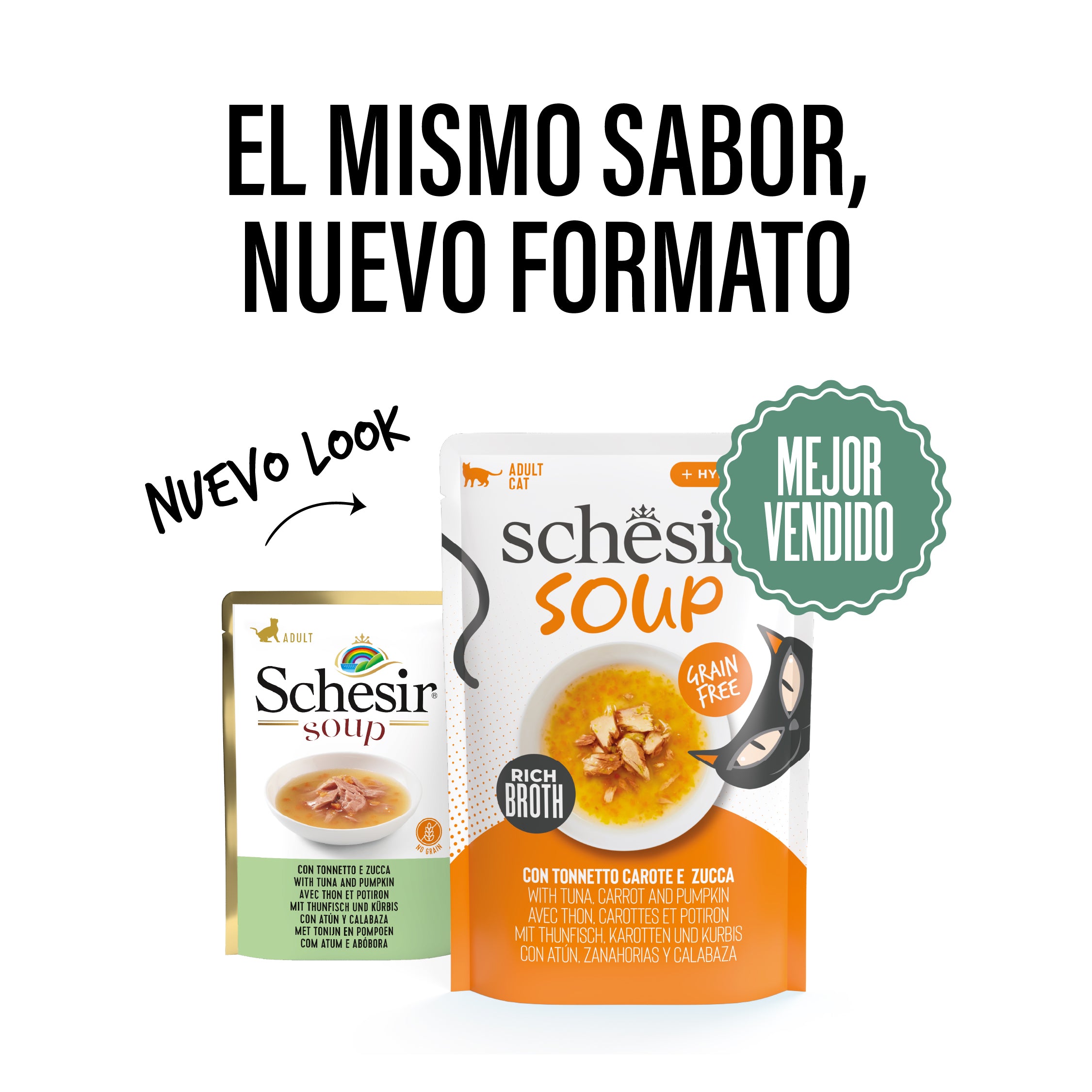 Atún y calabaza en sopa 