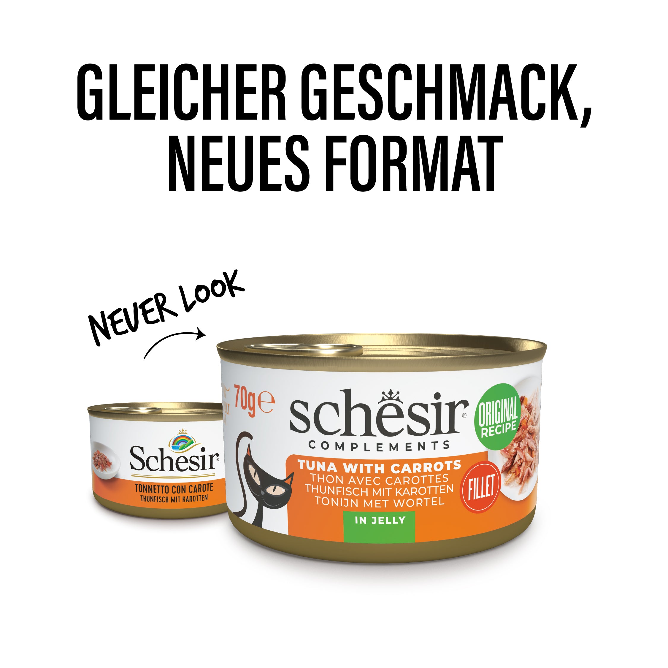 Thunfisch mit Karotten in Gelee 