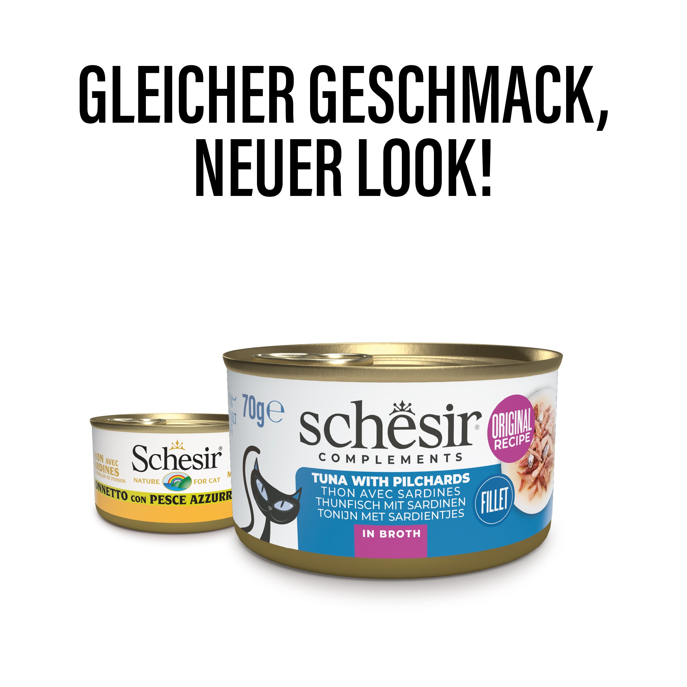Thunfisch mit Sardinen in Brühe 