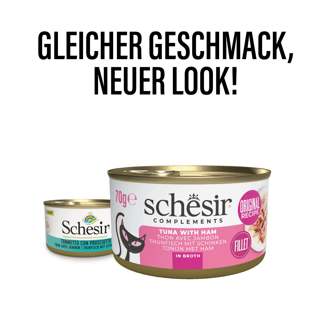 Thunfisch mit Schinken in Brühe 