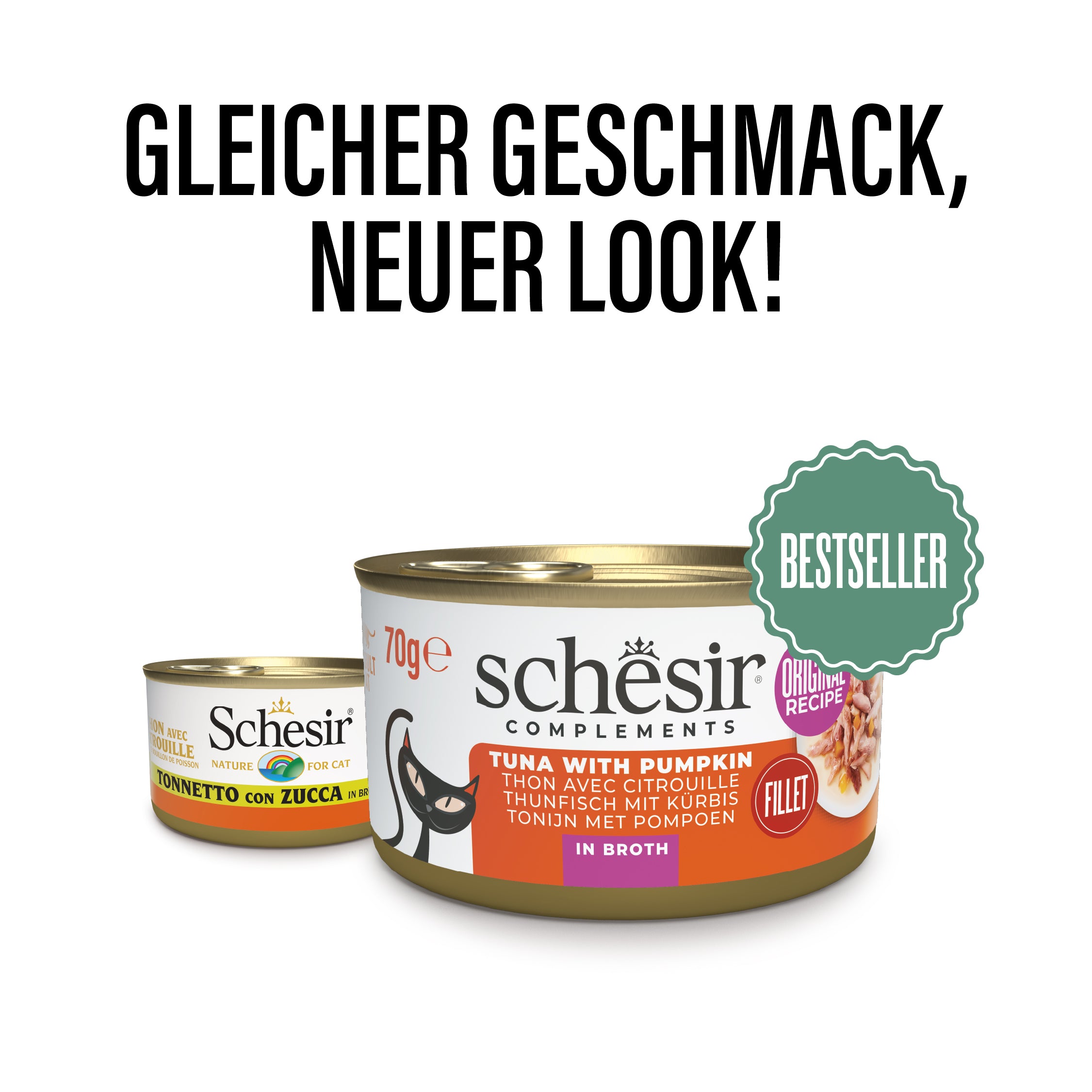 Thunfisch mit Kürbis in Brühe 
