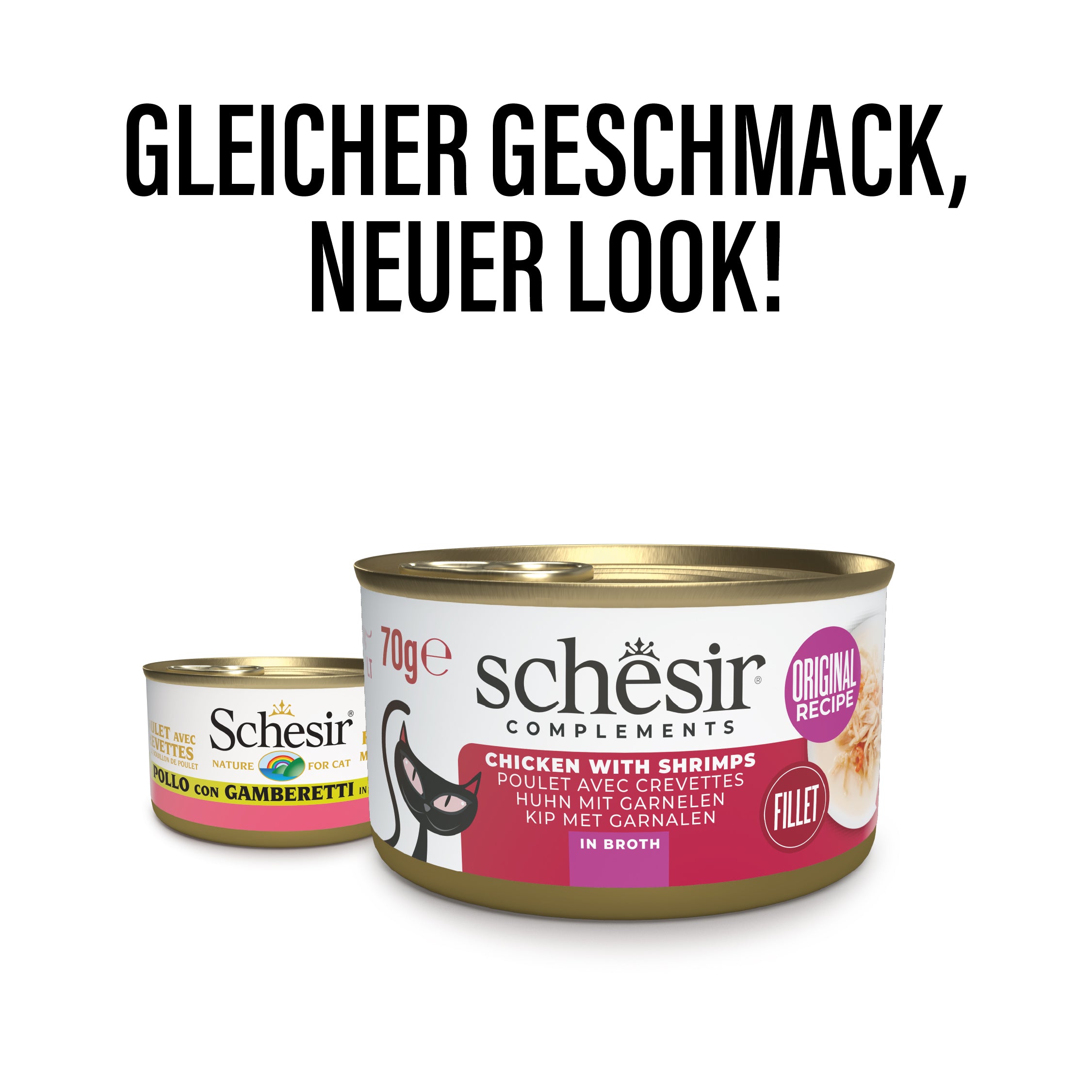 Huhn mit Garnelen in Brühe 