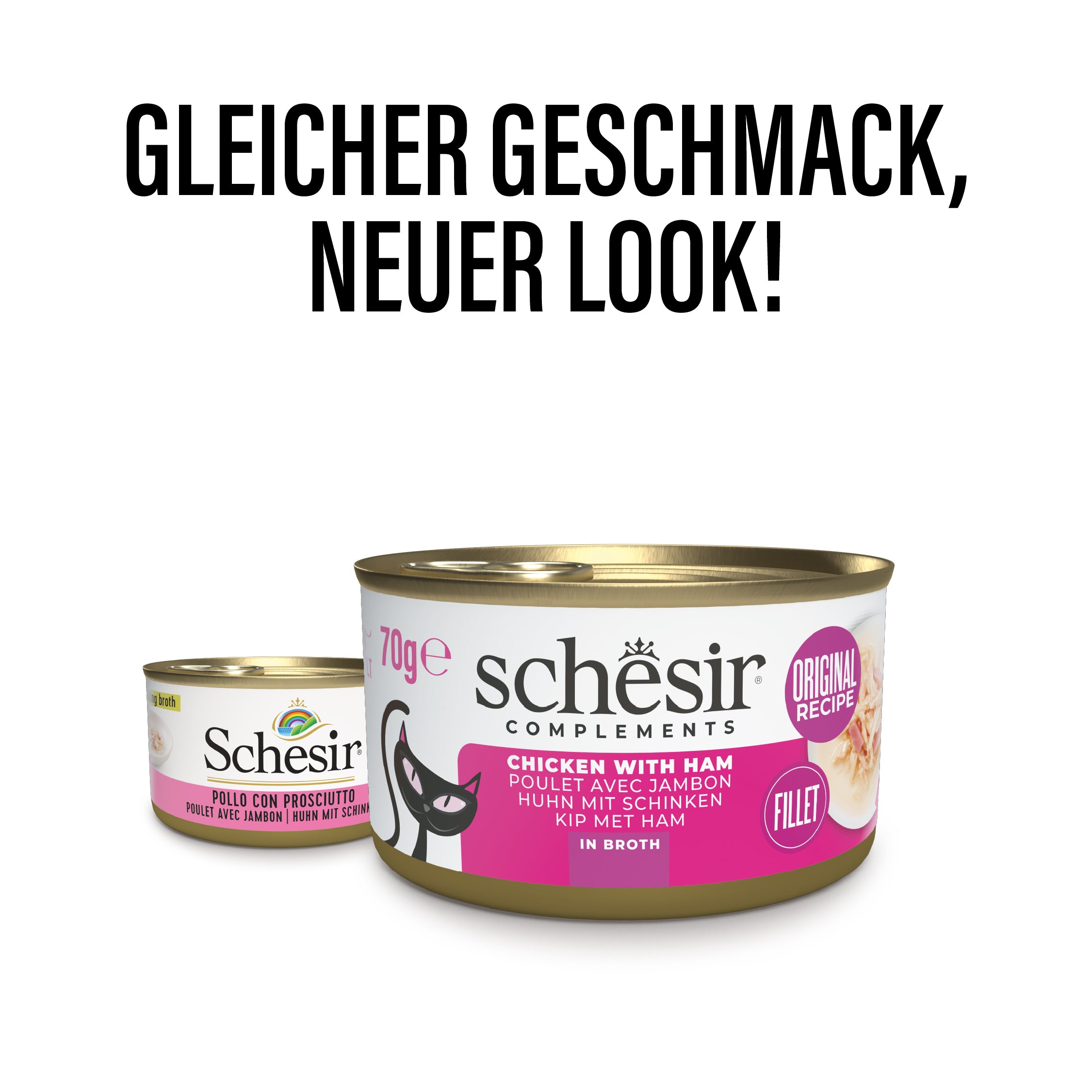 Huhn mit Schinken in Brühe 