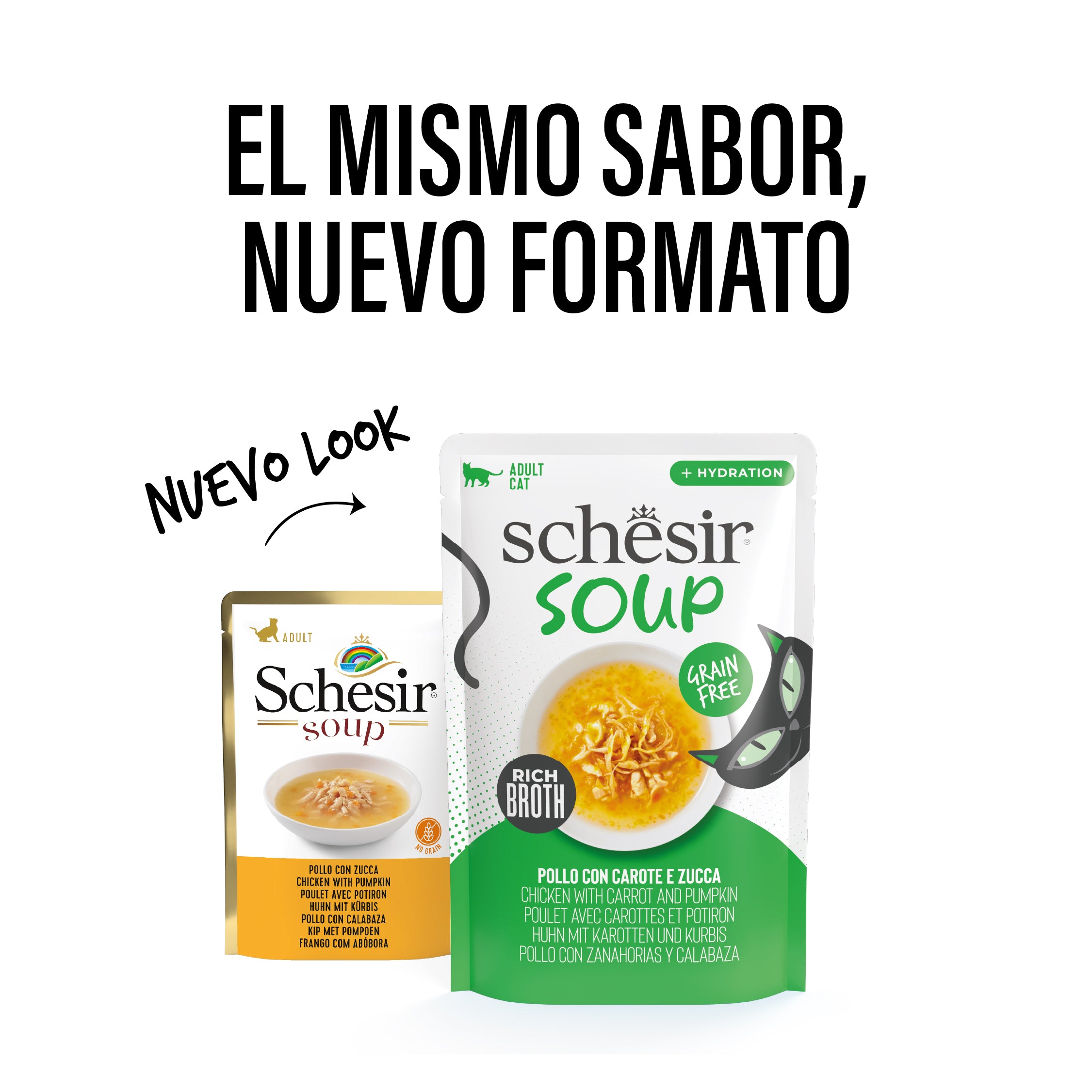 Pollo con calabaza en sopa 