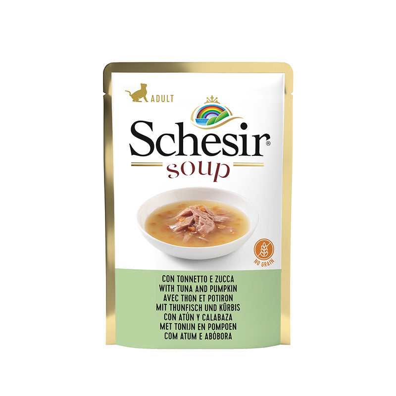 Suppe mit Thunfisch und Kürbis in Suppe 85g im Beutel