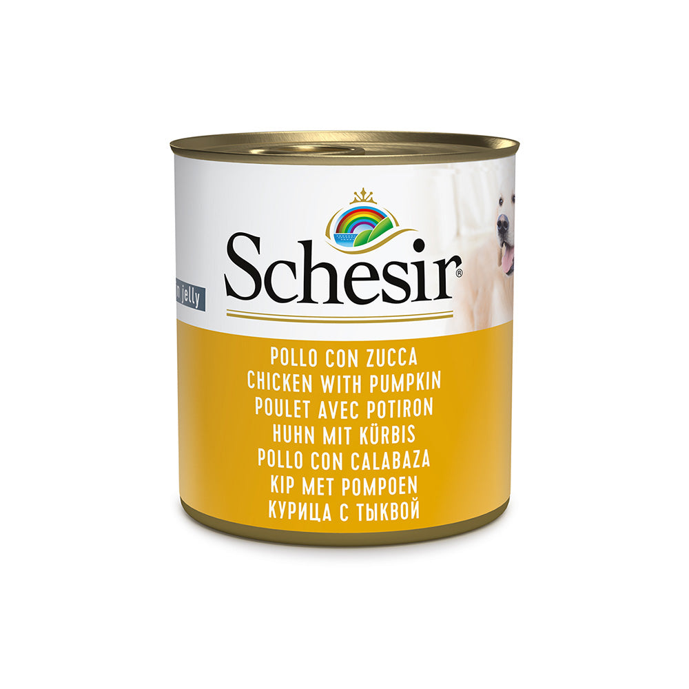 Schesir Cibo Umido Per Cani - Pollo Con Ananas In Gelatina, 18 Lattine Da 150g (2,7 Kg Totale) - Foto 6
