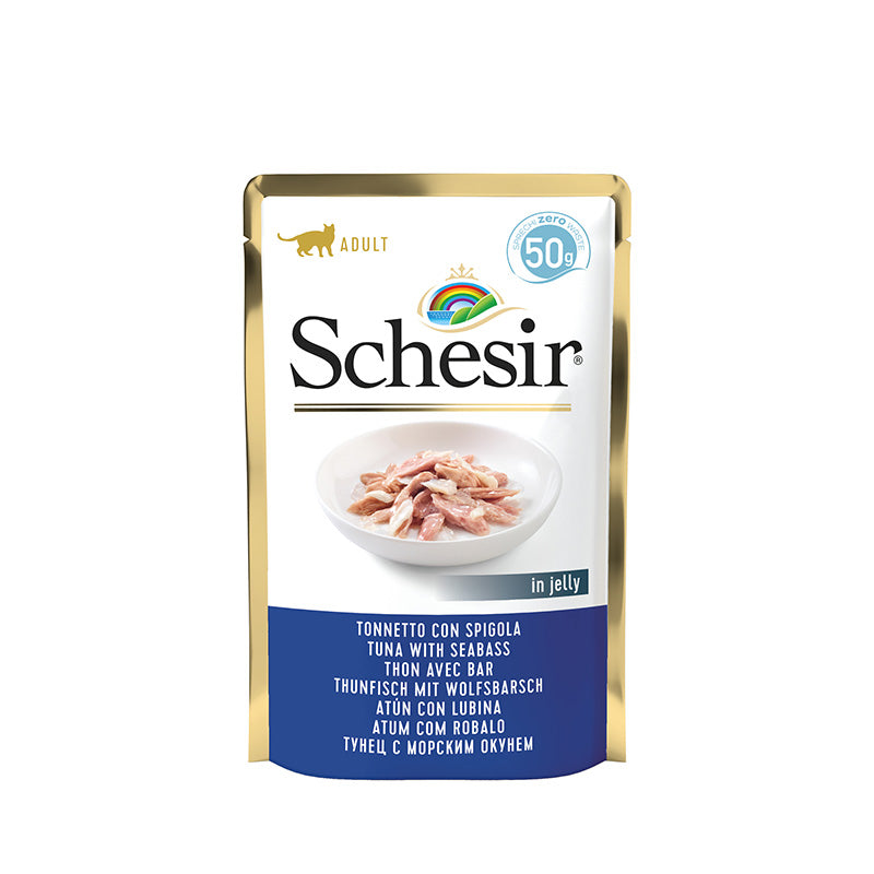 Thunfisch mit Wolfsbarsch in gelee 50g in der dose