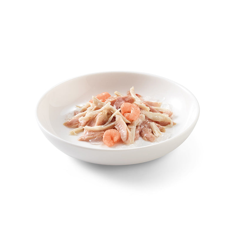Tuna And Chicken With Shrimps in jelly 50g in pouch