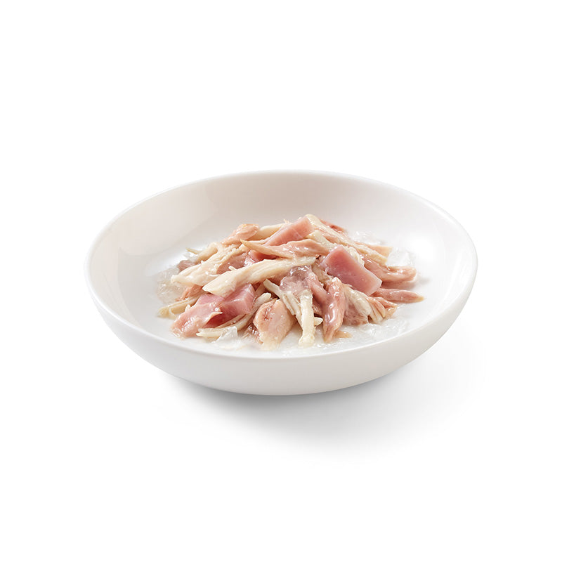 Tuna And Chicken Fillets With Ham in jelly 50g in pouch