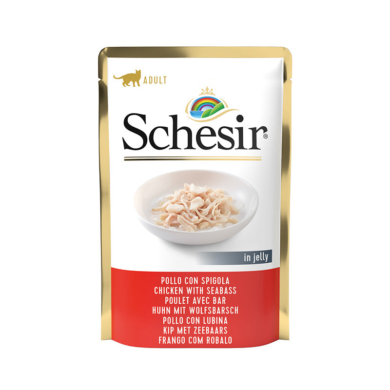 Huhn mit Wolfsbarsch in gelee 85g im beutel