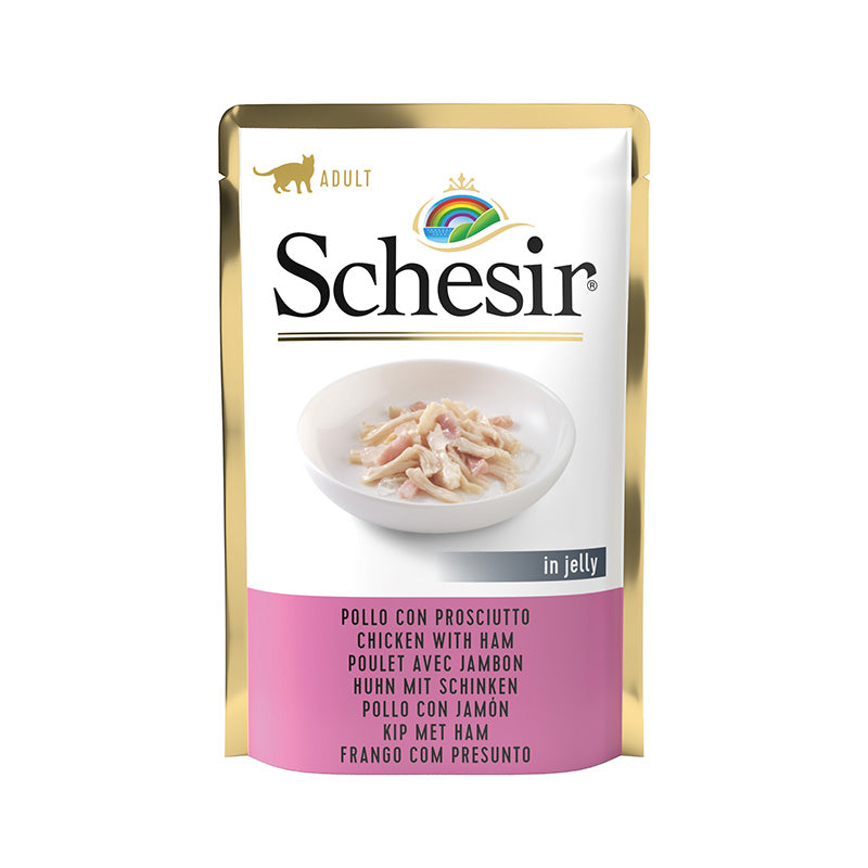 Poulet avec du jambon en gelèe 85g en sachet