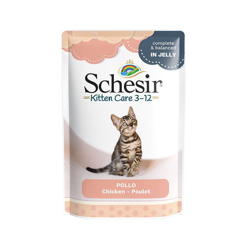 Produktbild von Schesir Cat Jelly Thunfisch Mit Rind, Katzenfutter Nass In Gelee, 24 Dosen X 140 G