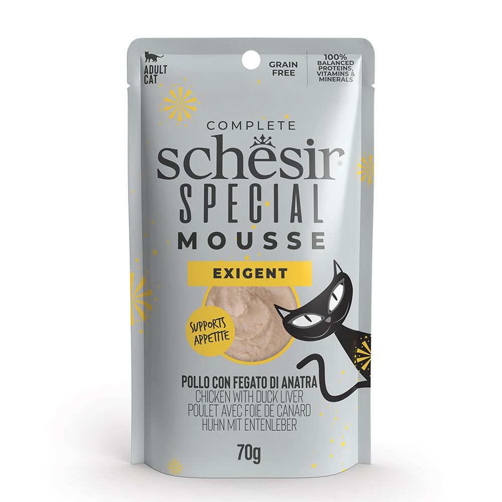Exigent chicken With Duck Liver in mousse 70g in pouch